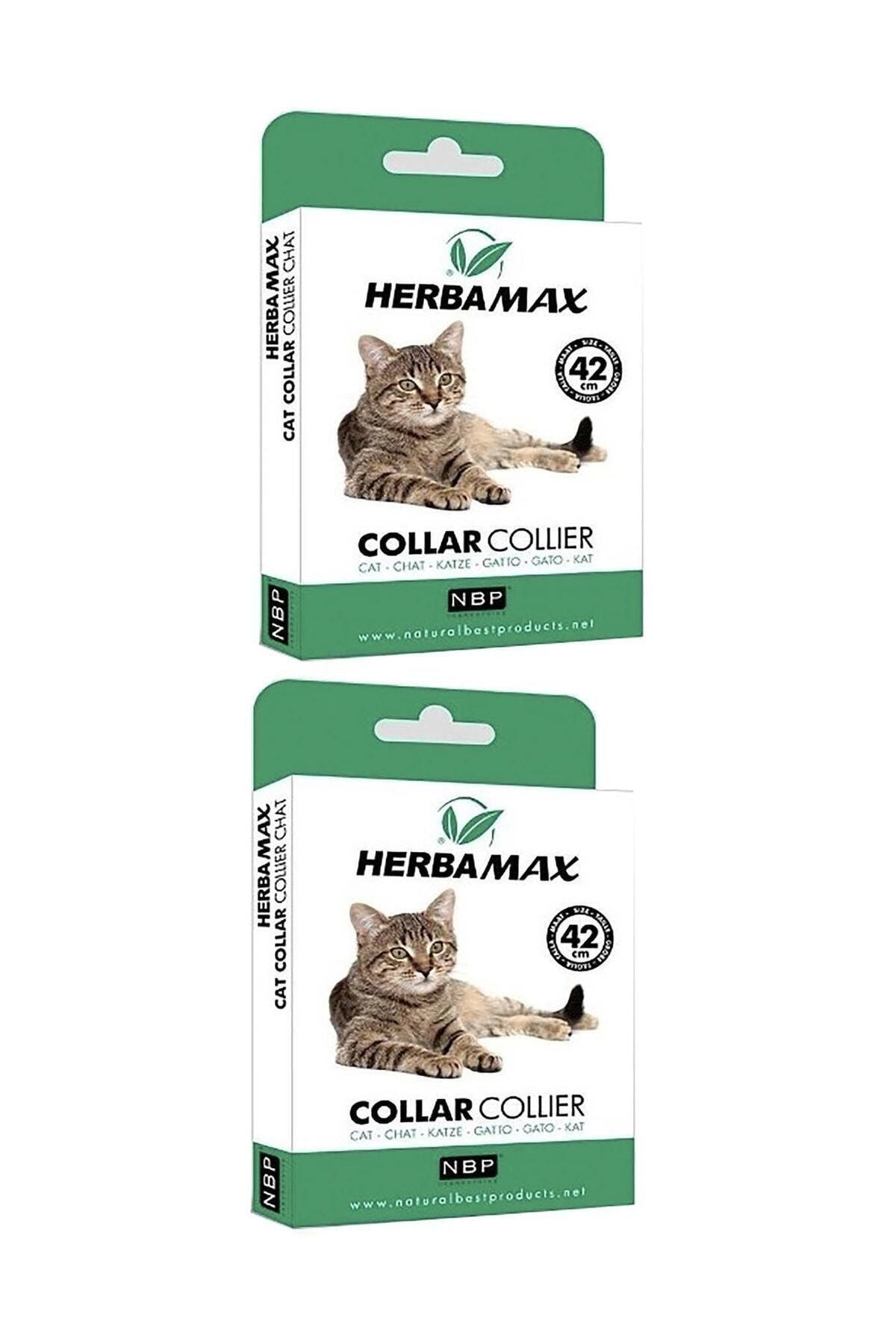 Herba Max Kedi Pire Dış Parazit Kene Tasması - 2 Adet