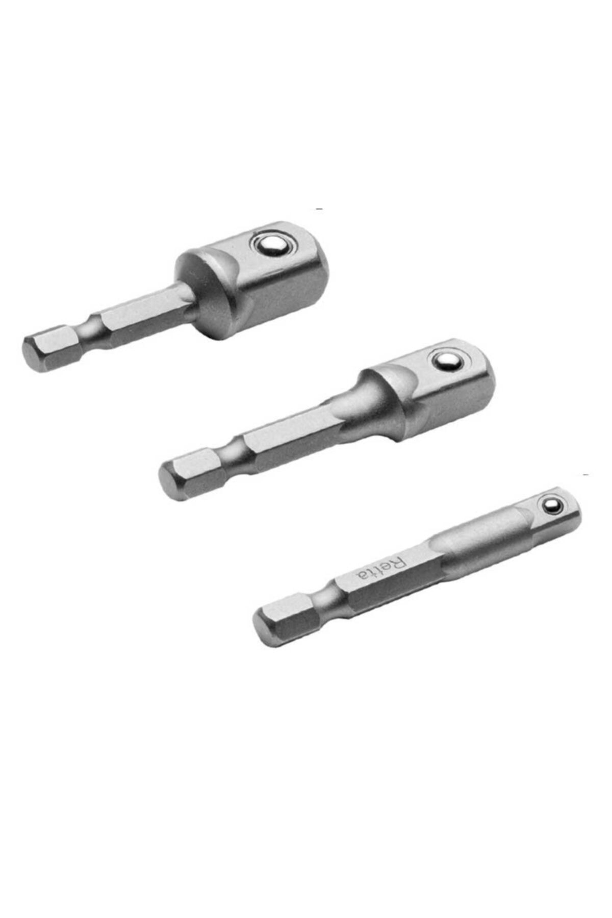 Retta Bits Adap.3 Lü Set( 1/4-3/8-1/2)_50 Mm