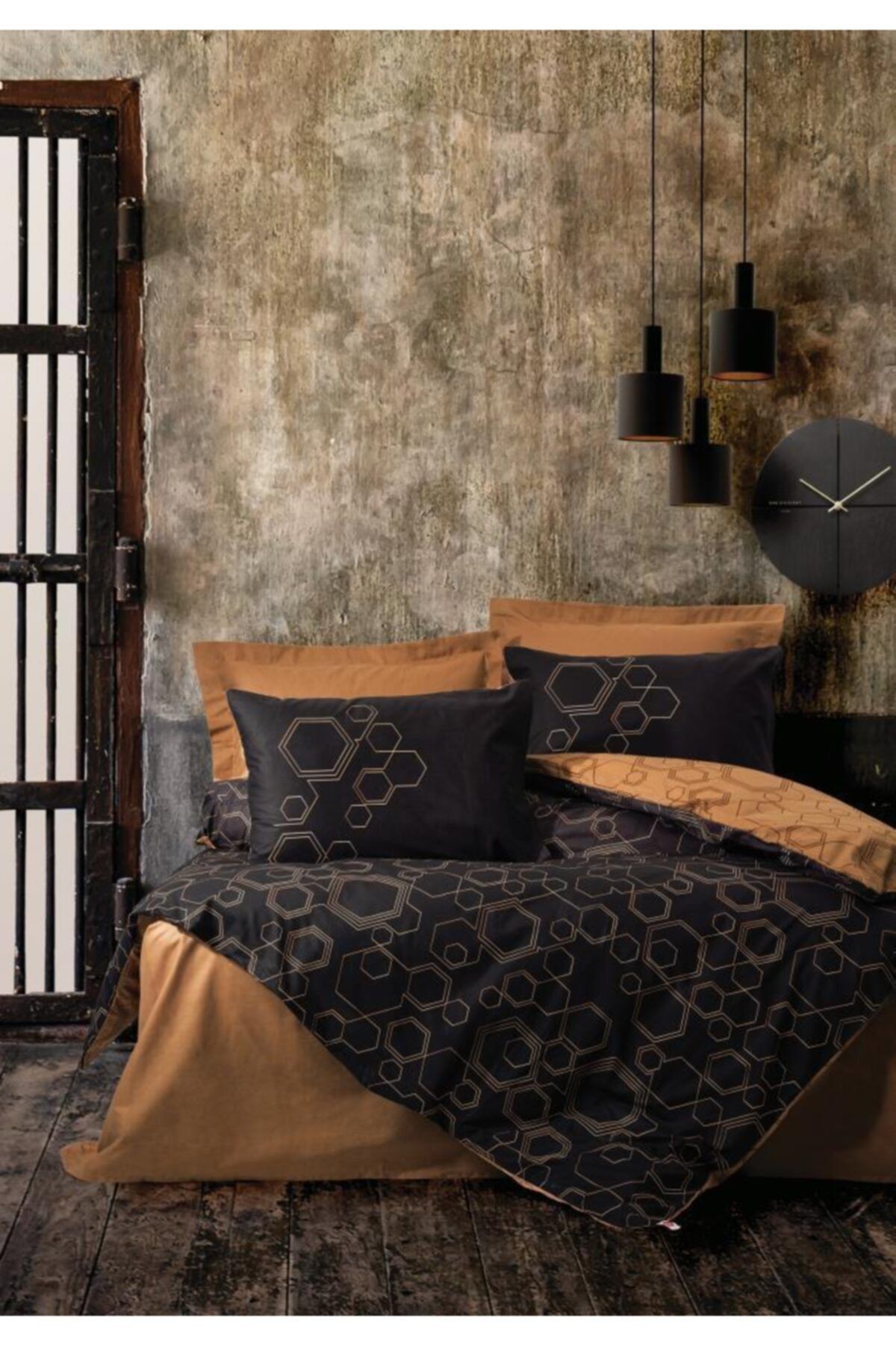 Cotton Box Dark Tek Kişilik Nevresim Takımı Dawn Bakır