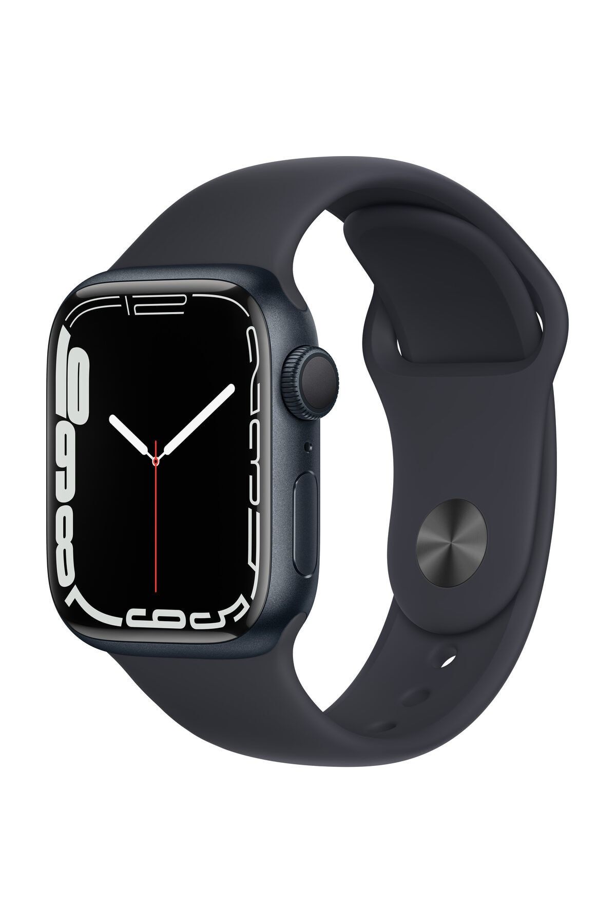 Apple Watch Series 7 41mm GPS Gece Yarısı Alüminyum Kasa ve Spor Kordon-Regular (Apple Türkiye Garantili)