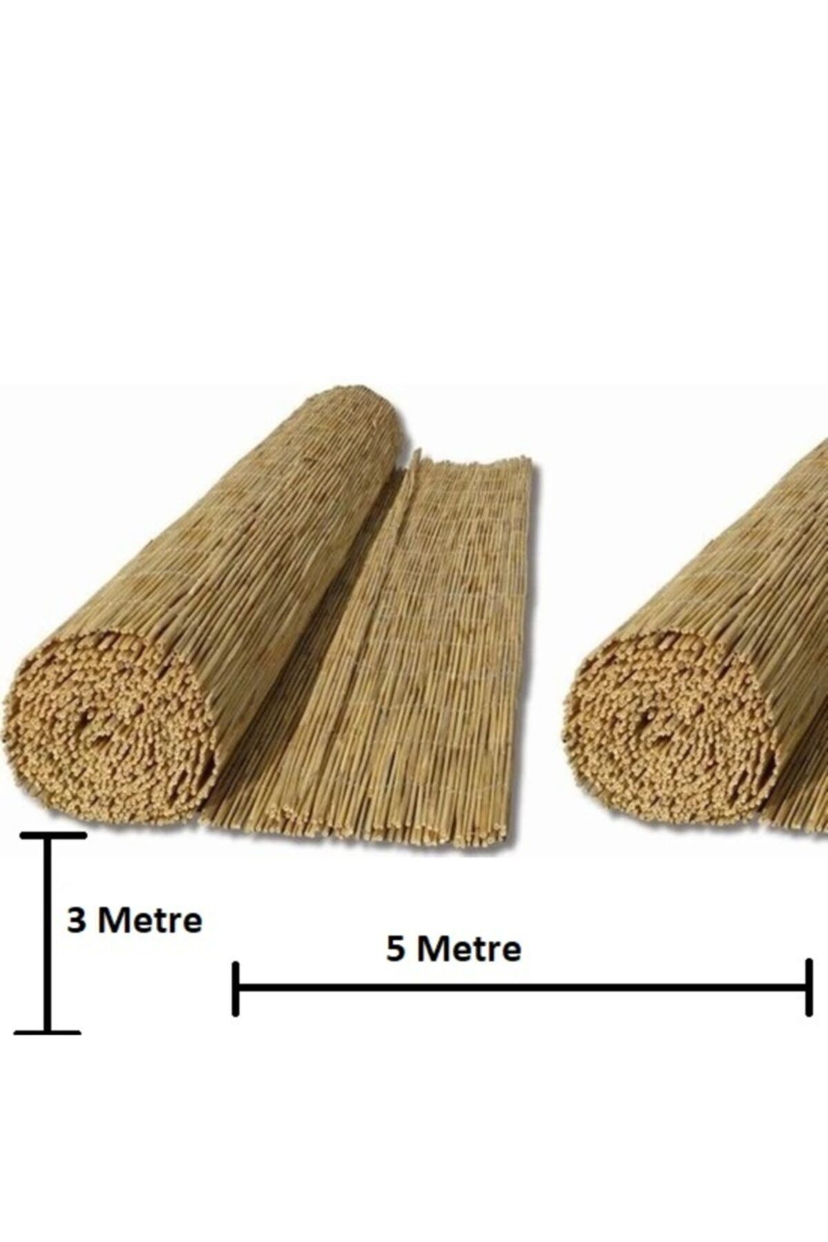 tunalar Bambu Kamış Hasır 3 Metre X 5 Metre