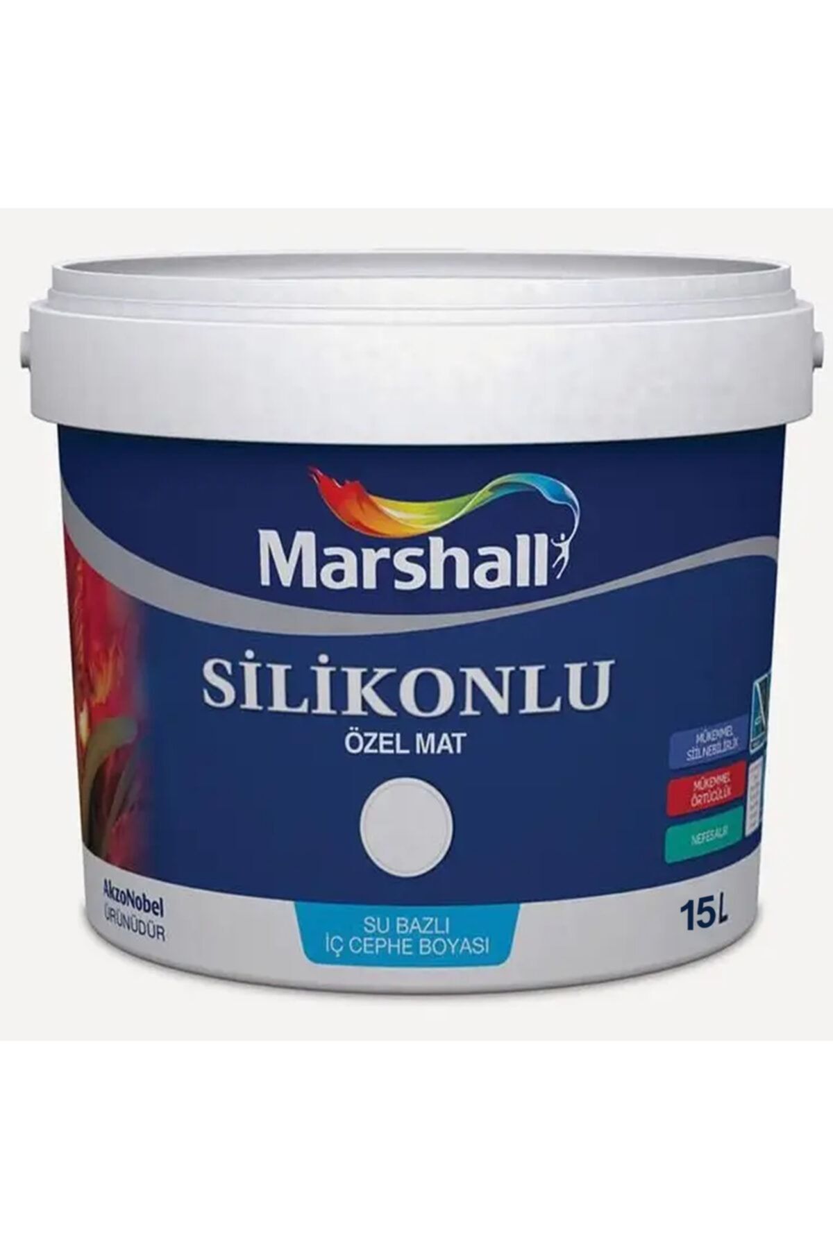 Marshall Silikonlu Özel Mat Martı 15 lt 20 kg