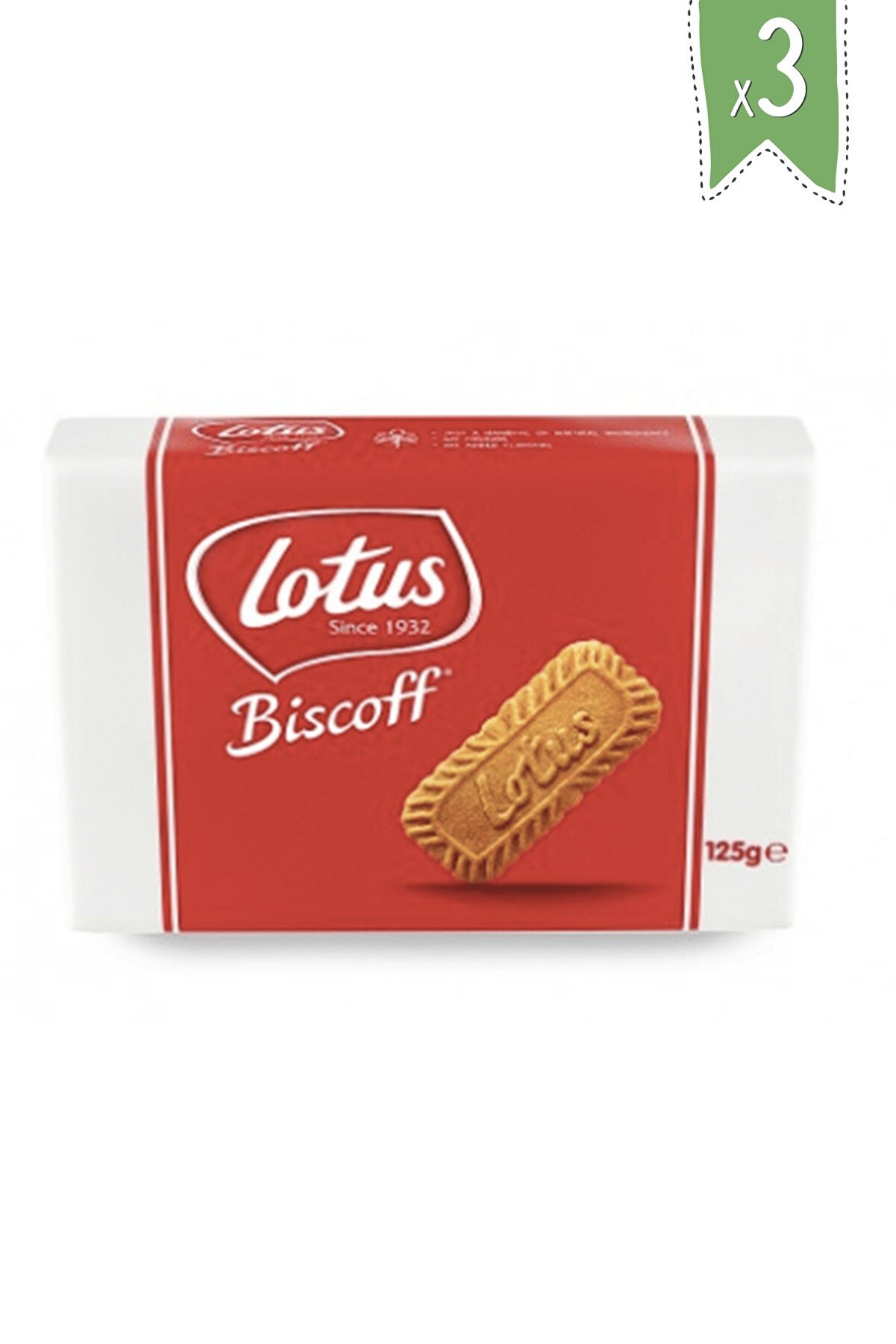 Lotus Biscoff Karamelize Bisküvi 125 g X 3