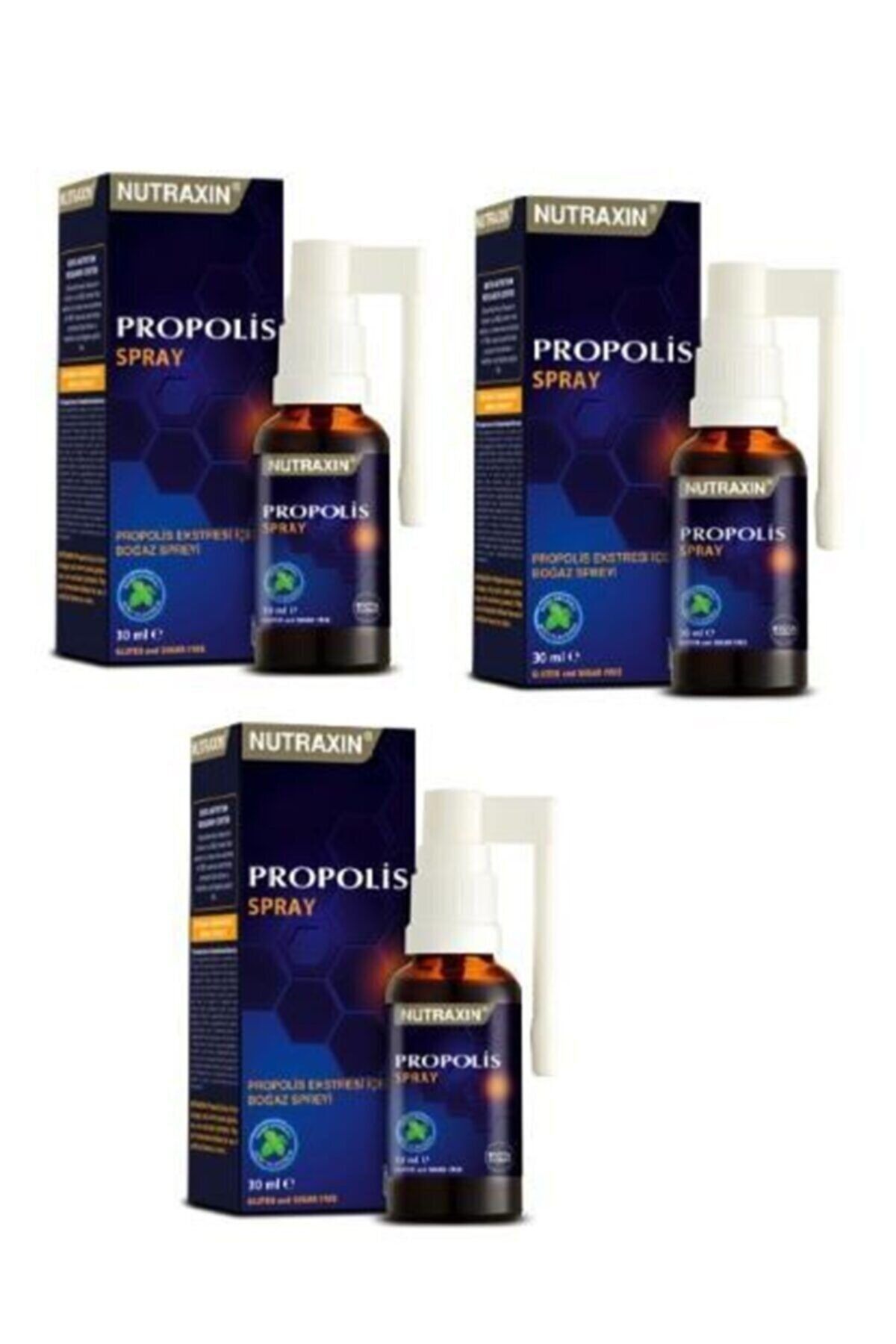 Nutraxin Propolis Sprey 30 ml 3 Kutu
