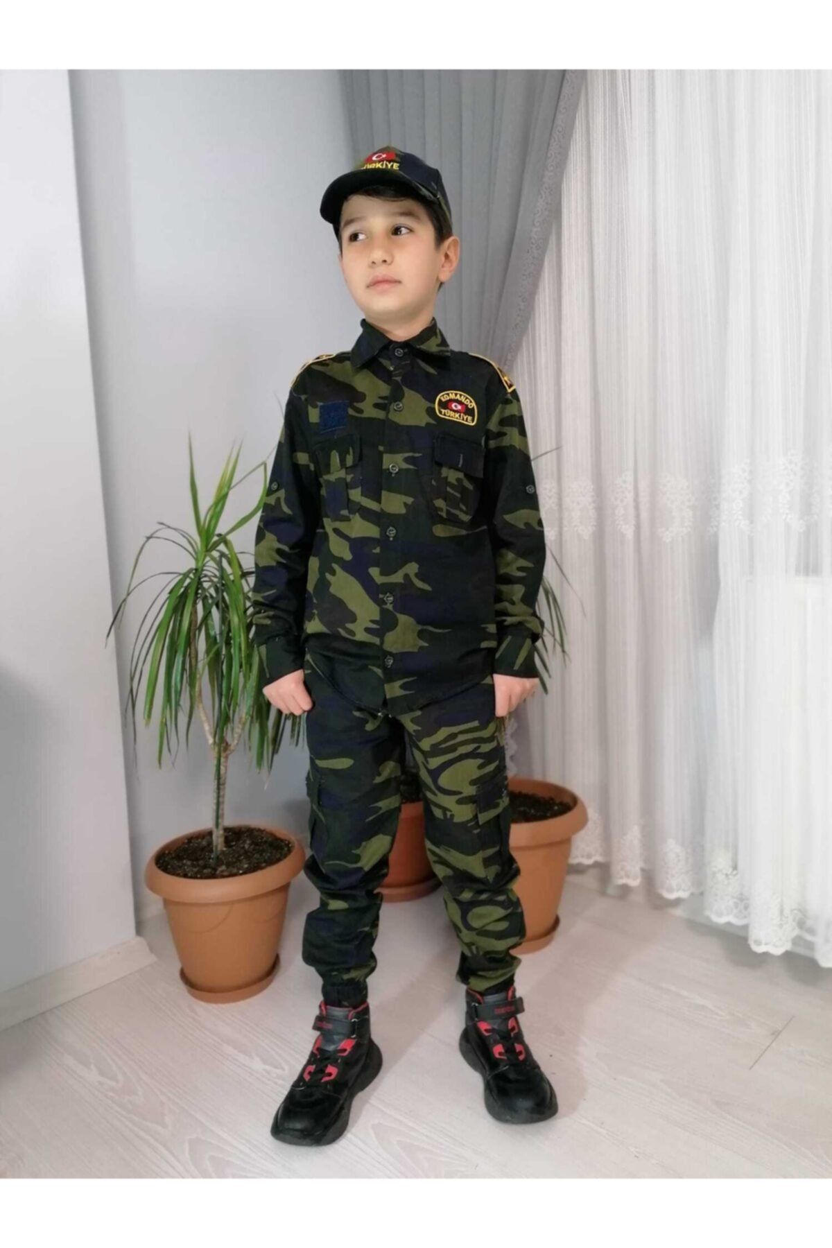 VEPAŞ Çocuk Komando Asker Kamuflaj Takımı