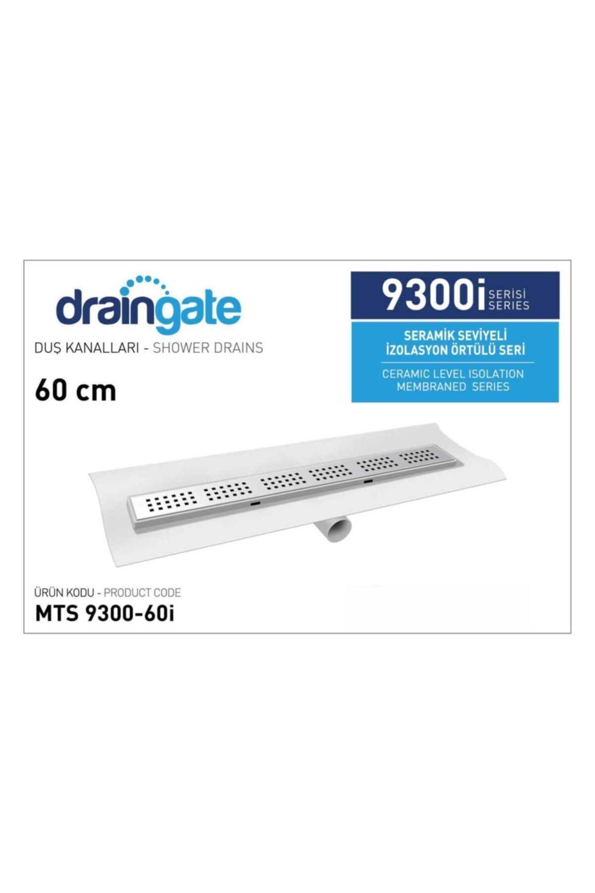 Mesateknik Draingate 60 Cm Duş Kanalı Mts-9300 60i