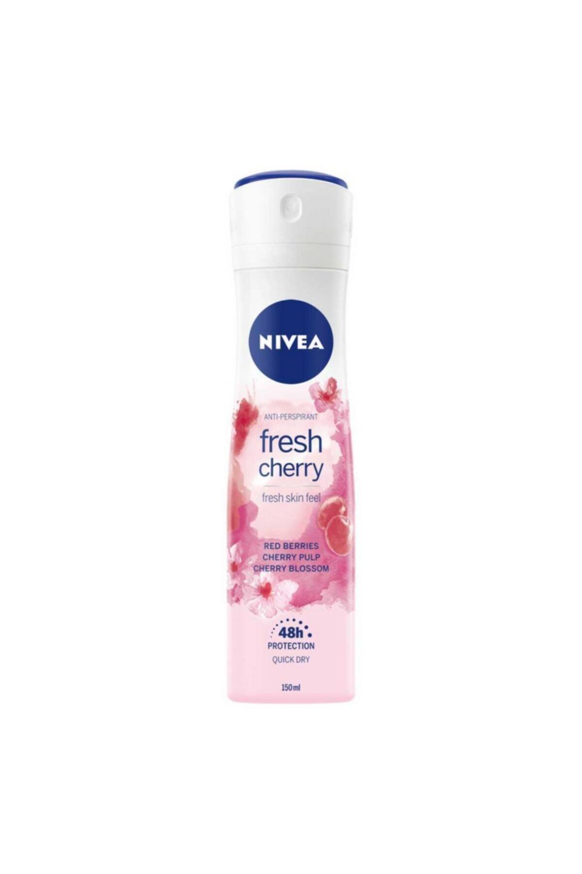 NIVEA Kadın Sprey Deodorant Fresh Cherry 48 Saat Anti perspirant Koruma 150 ml