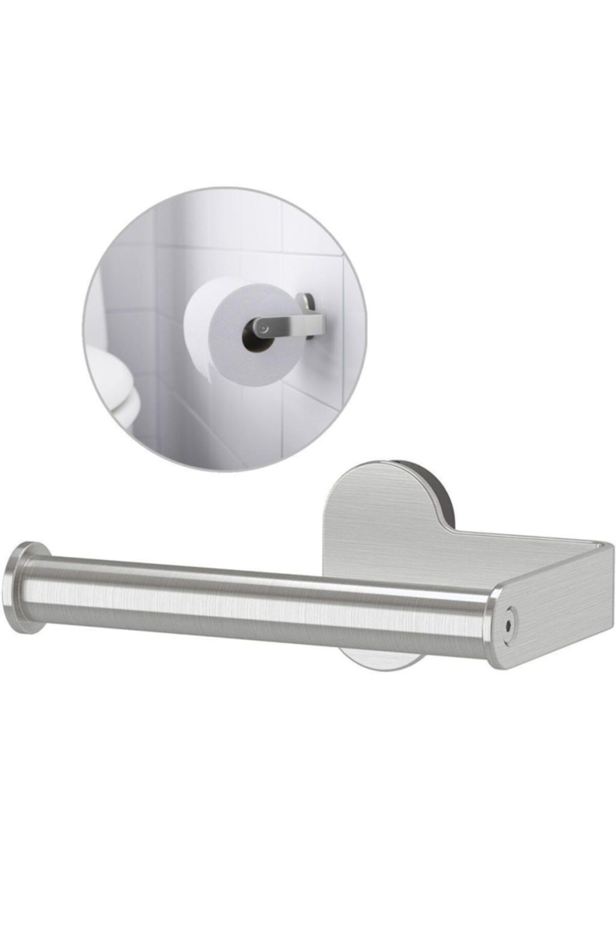 IKEA Metal Brogrund Wc Banyo Tuvalet Kağıtlığı Metal Beyaz