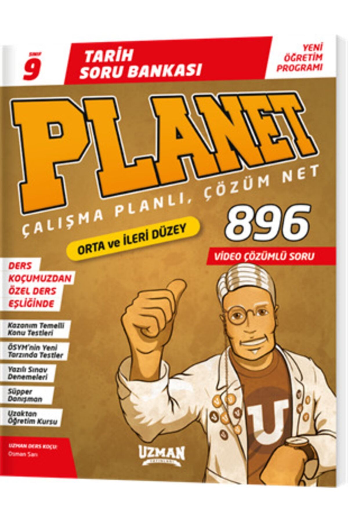 Uzman Yayınları Uzman Planet 9.sınıf Orta Ve Ileri Düzey Tarih Soru Bankası