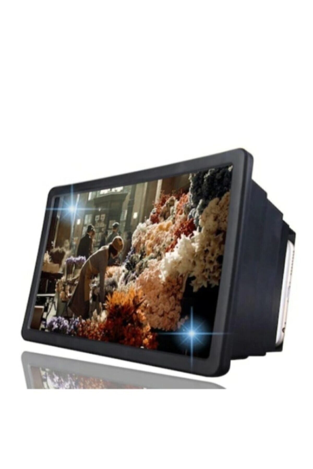 Genel Markalar Telefon Ekran Büyüteci Görüntü Büyütme Geniş Ekran Video Ekran Büyütücü 3d Hd Standlı