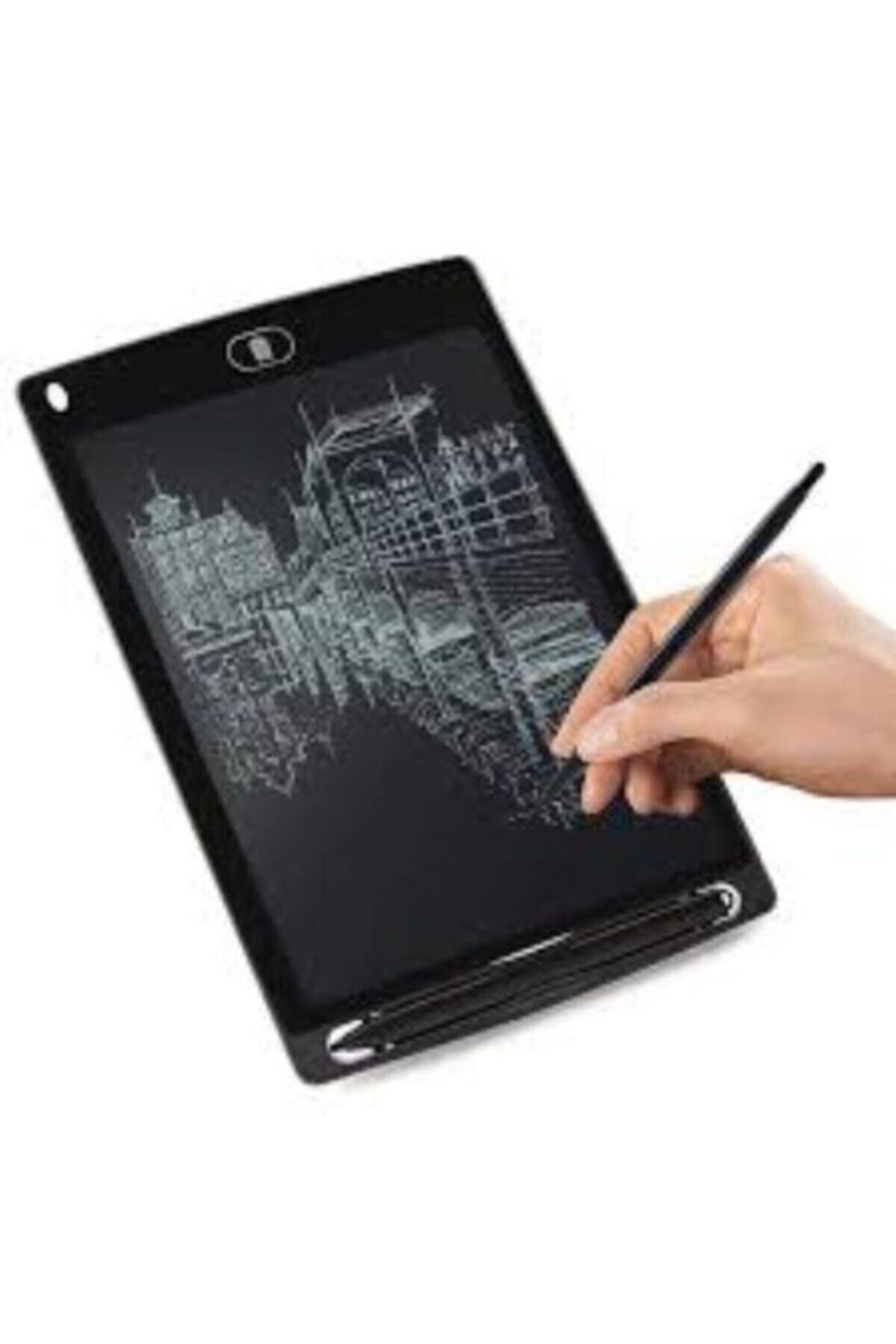 BLUE İNTER Writing Tablet Lcd 8.5 Inç Dijital Kalemli Çizim Yazı Tahtası Grafik Not Yazma Eğitim Tableti(siyah)
