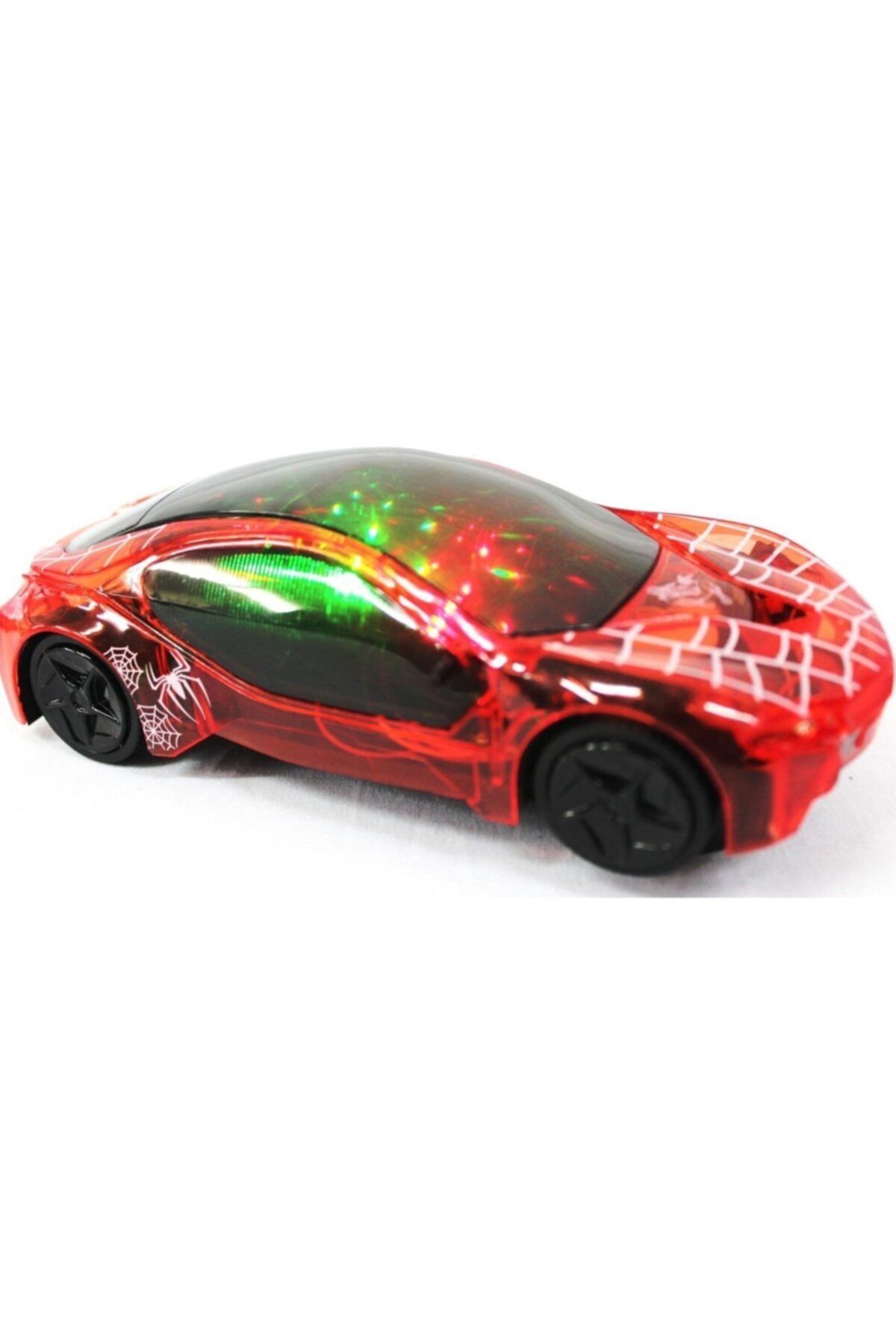 Genel Markalar Spiderman Toys Oyuncak Işıklı Müzikli 3d Led Araba