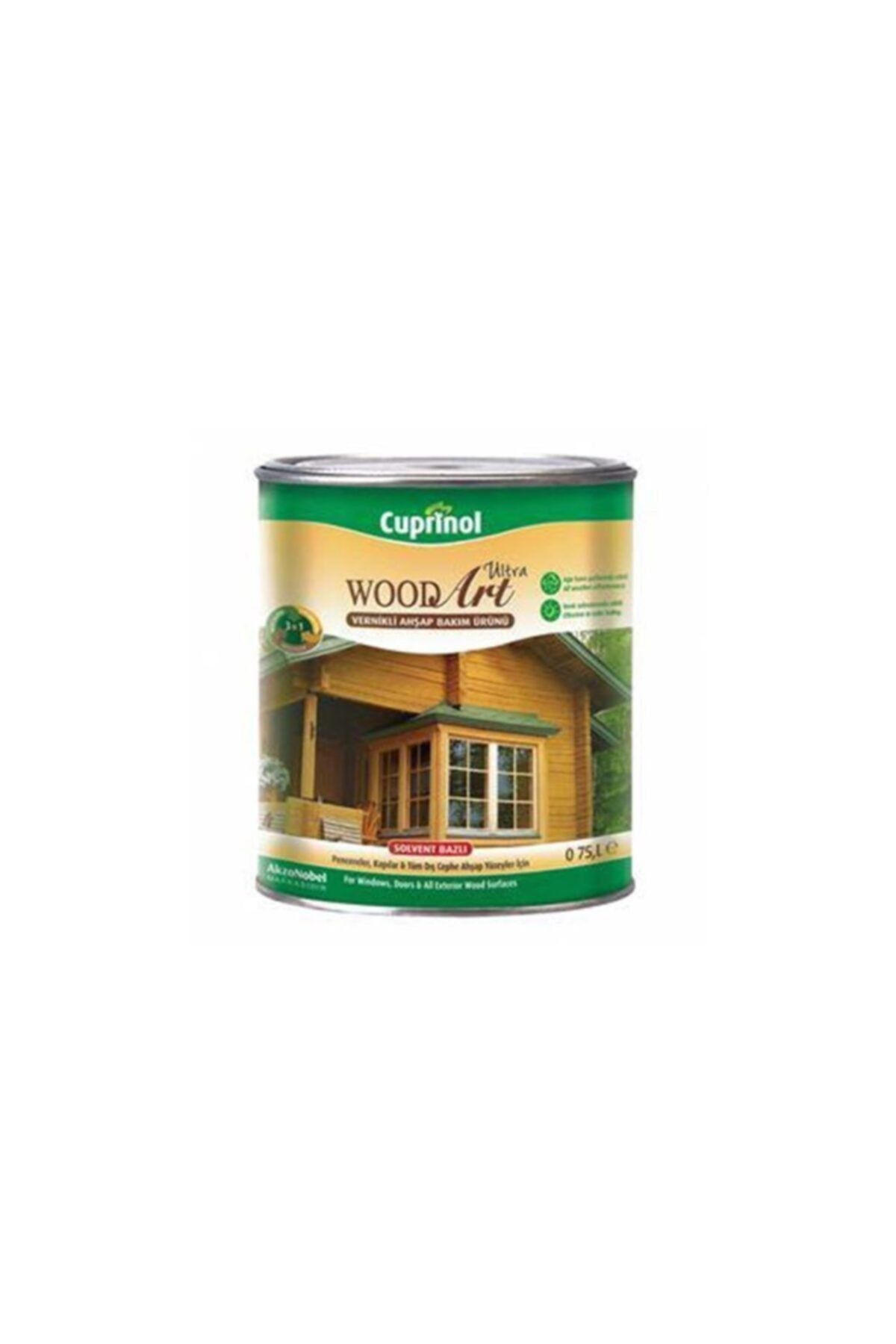 Cuprinol Wood Art Ultra Vernikli Ahşap Koruyucu Ceviz - 2.5lt