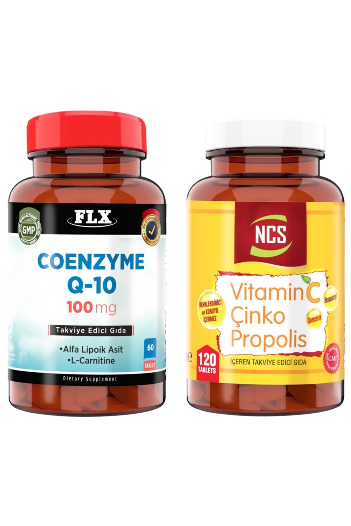 Ncs Flx Coenzyme Q-10 100 Mg 60 Tablet + Vitamin C Çinko Propolis 120 Tablet
