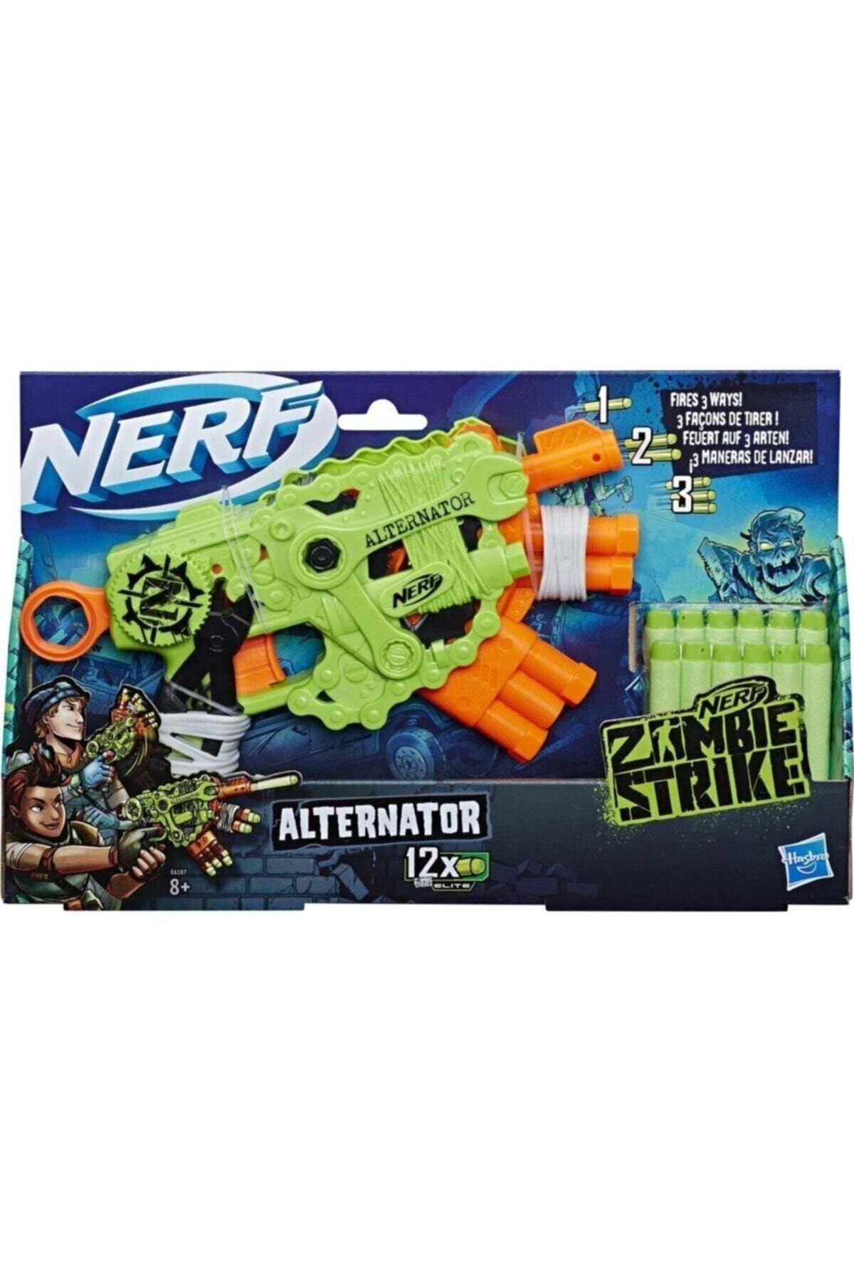 Nerf Zombie Alternatör 1 / 2 / 3 Dart Atabilen Nerf Silah E6187