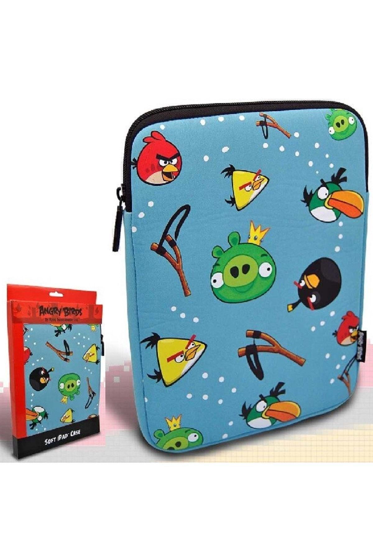 Angry Birds Ipad 9,7 Inç  Uyumlu Premium Soft Koruma Kılıfı, Mavi