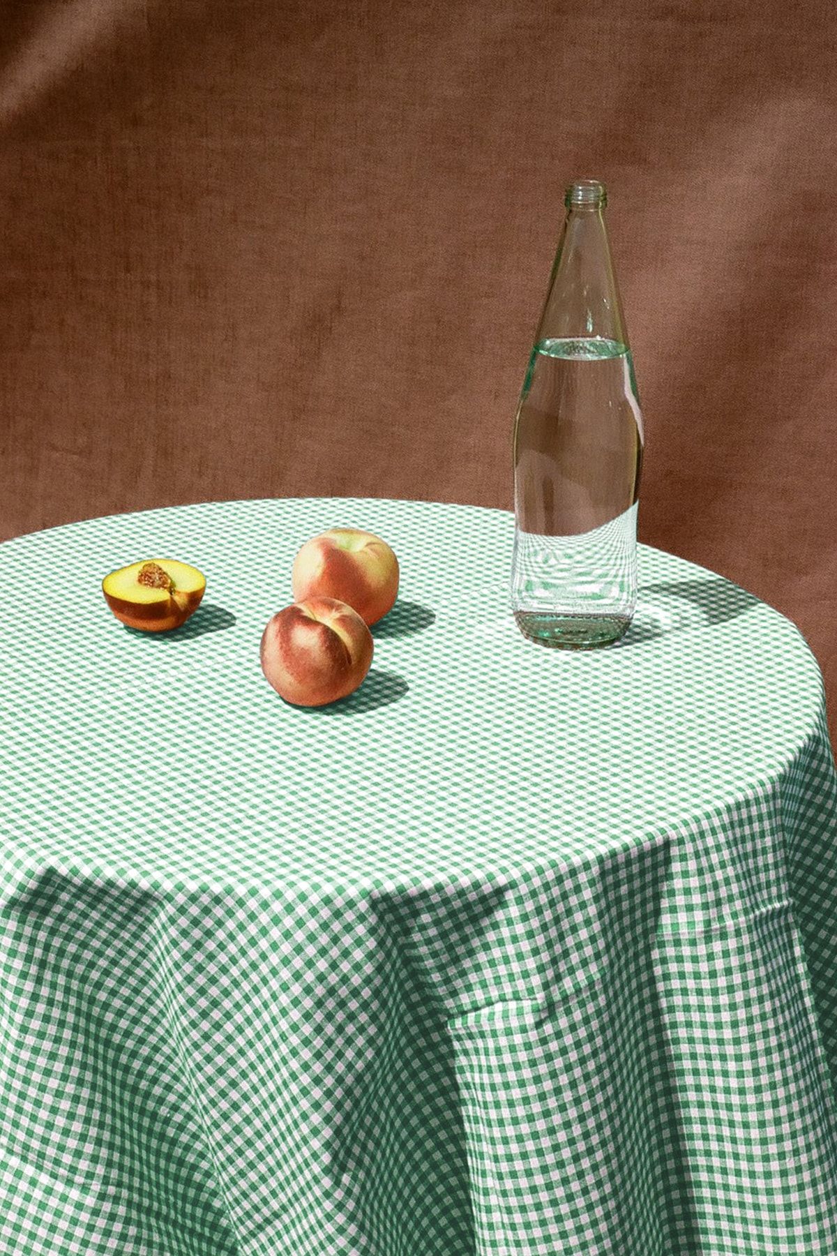 vivamaison Yeşil Kareli Masa Örtüsü Piknik Örtüsü