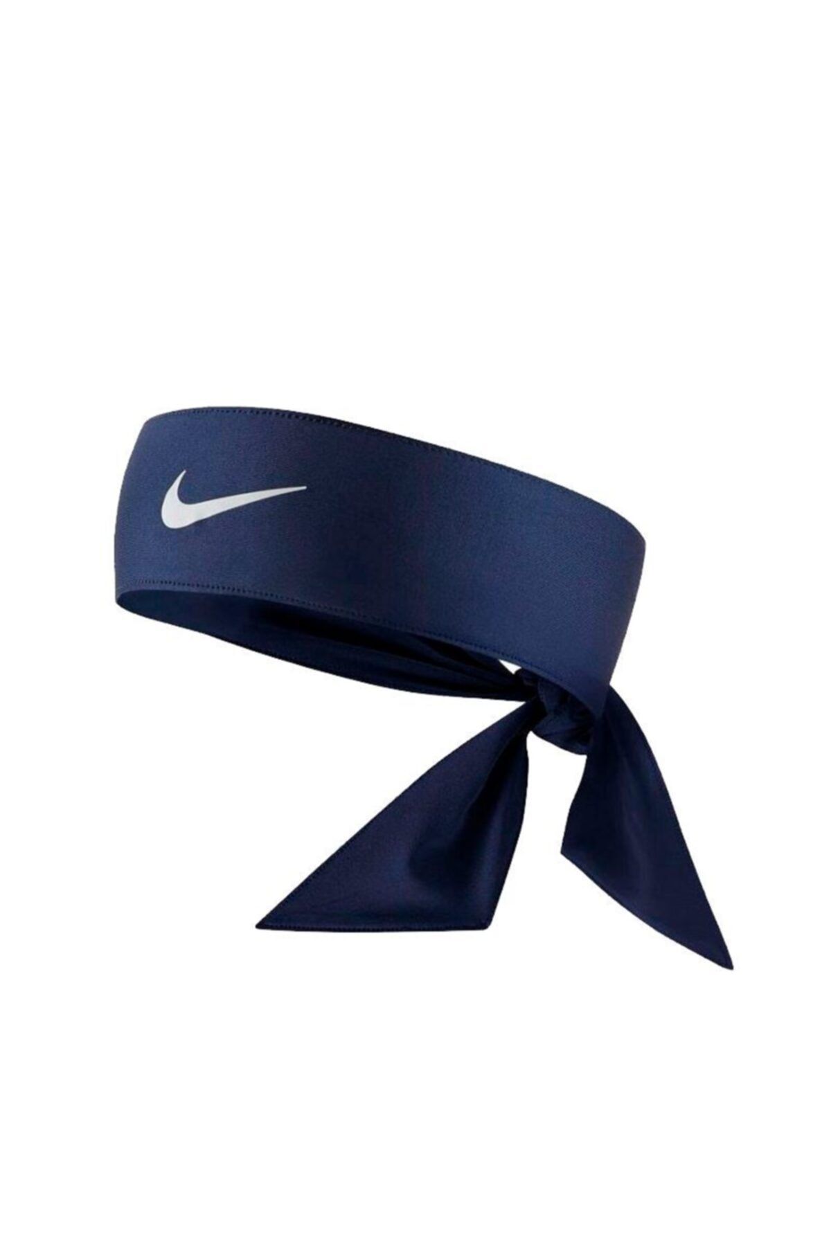 Nike Lacivert Dry Head Tie Tenis Kafa Bandı