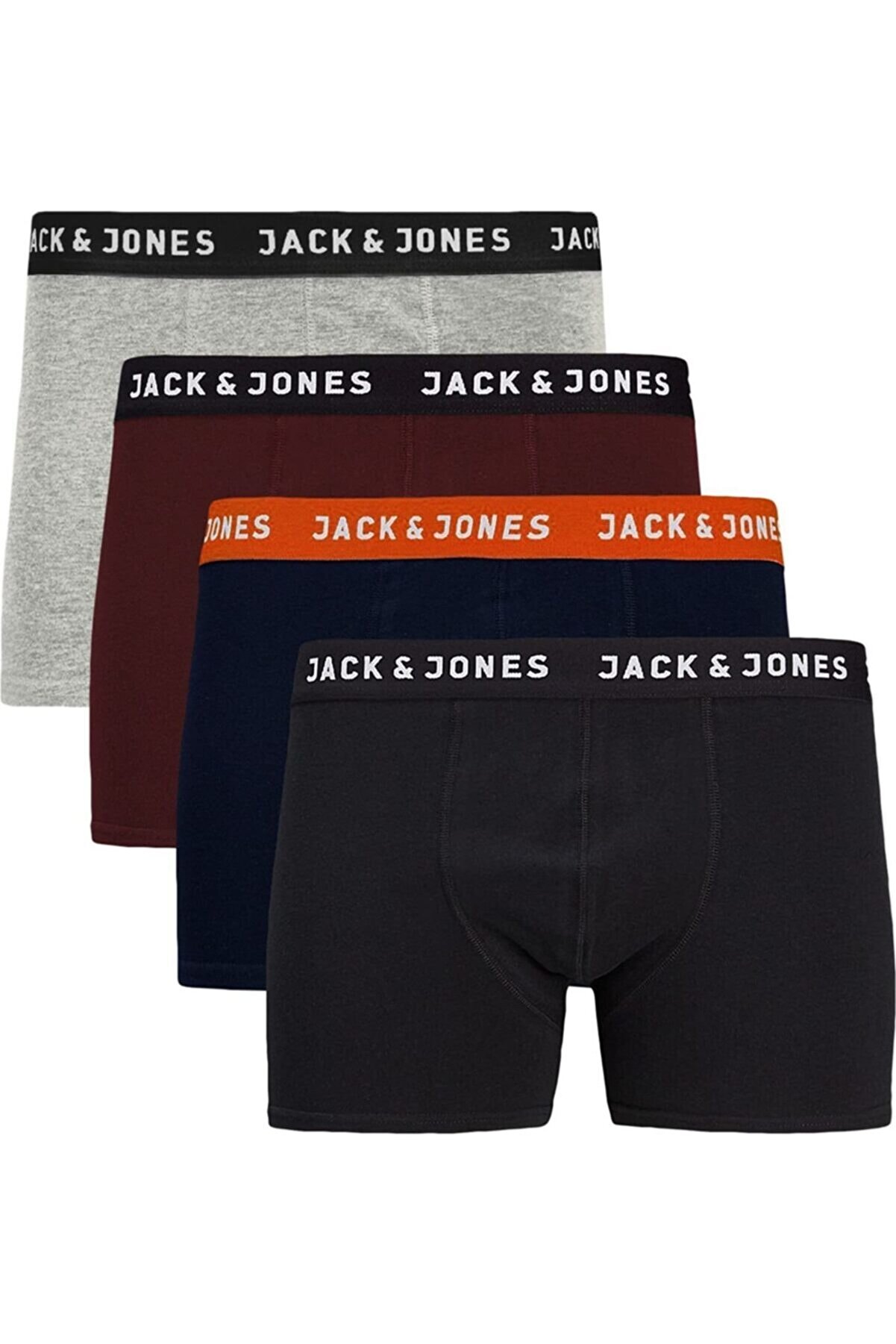 Jack & Jones Jack Jones 4 Lü Paket Erkek Boxer 12147562