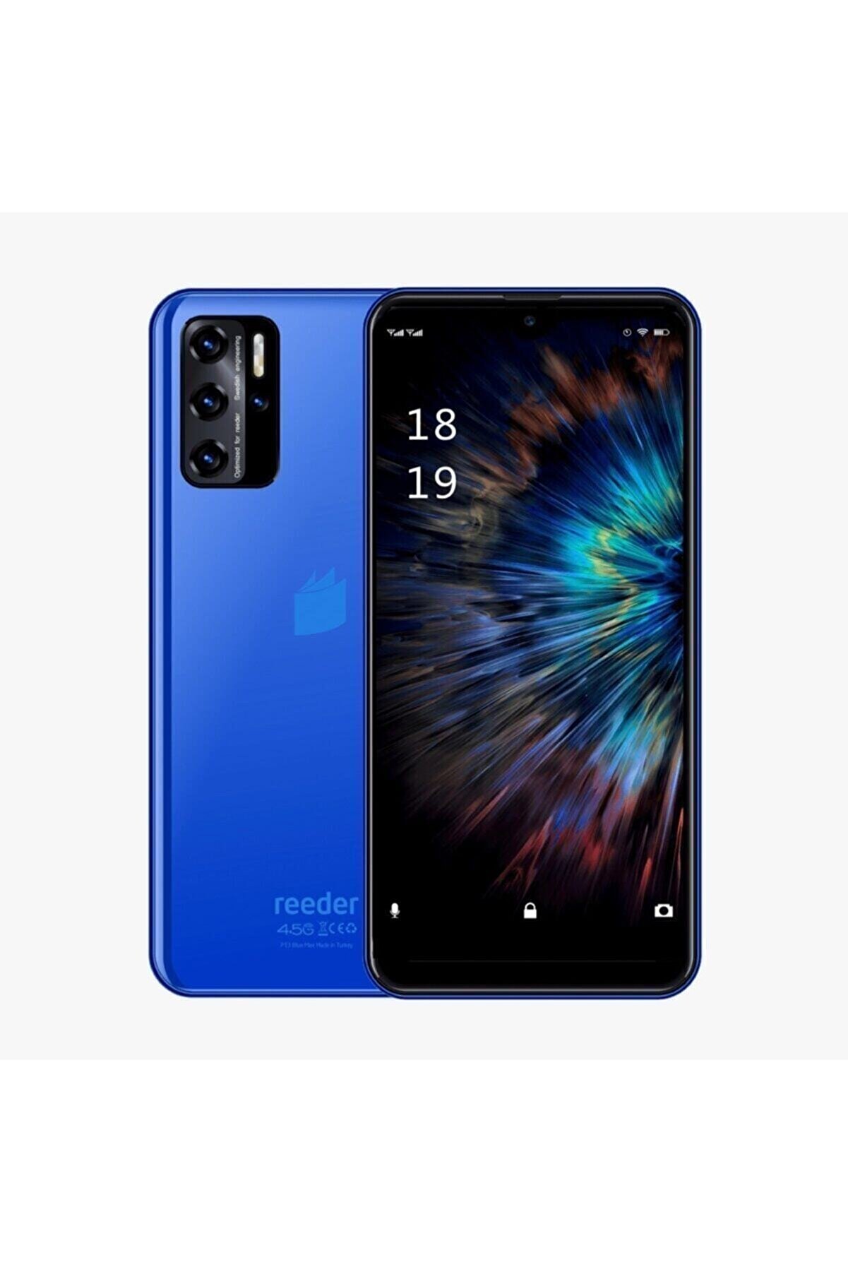 Reeder P13 4GB + 64GB Blue Max Cep Telefonu (Resmi Distribütör Garantili)
