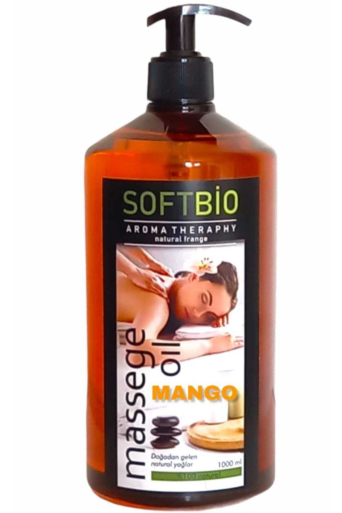 softbio Masaj Yağı Mango 1 Lt. 202101ma