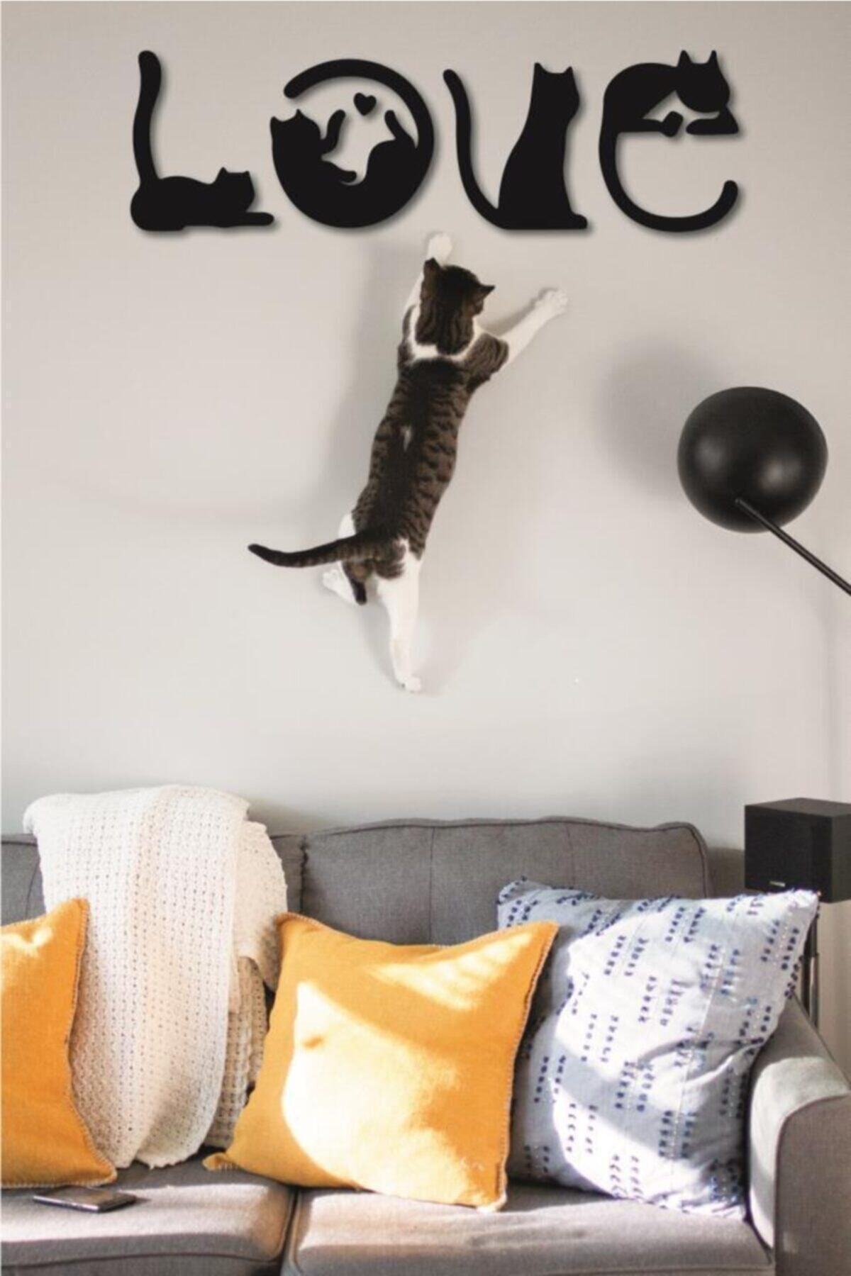 Hellove Kedi Tablosu Love Duvar Yazısı Dekoratif Tablo Ahşap Duvar Hellove Kedi Tablosu Love Duvar Yazısı Dekoratif Tablo Ahşap Duvar