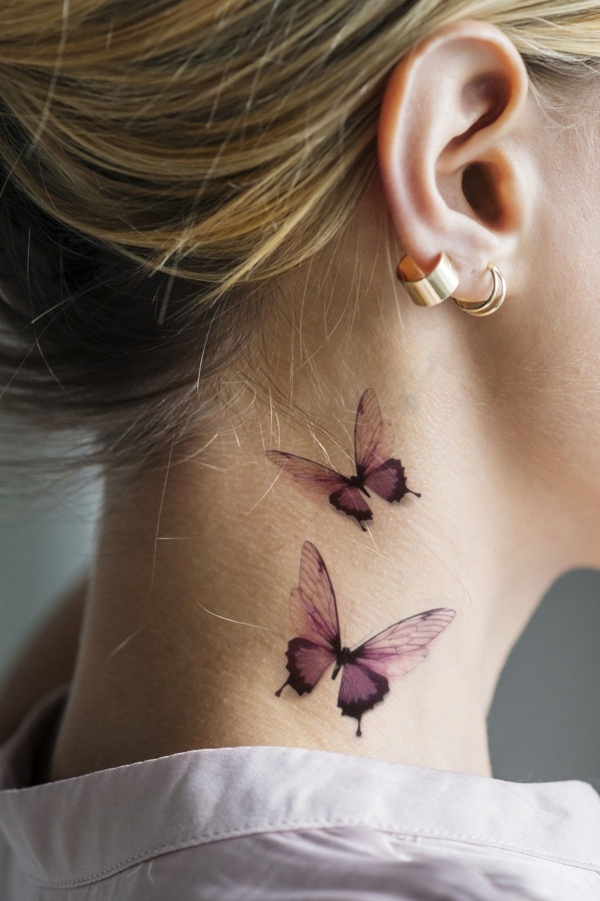 BP Tattoo Smooth 3 Boyutlu Mini Kelebek Dövmesi