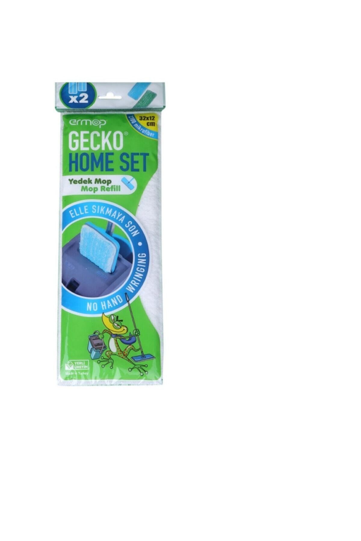 Ermop Temizlik Seti Gecko Home Set Tablet Mop Yedek Mop 1 Paket (2 MOP)