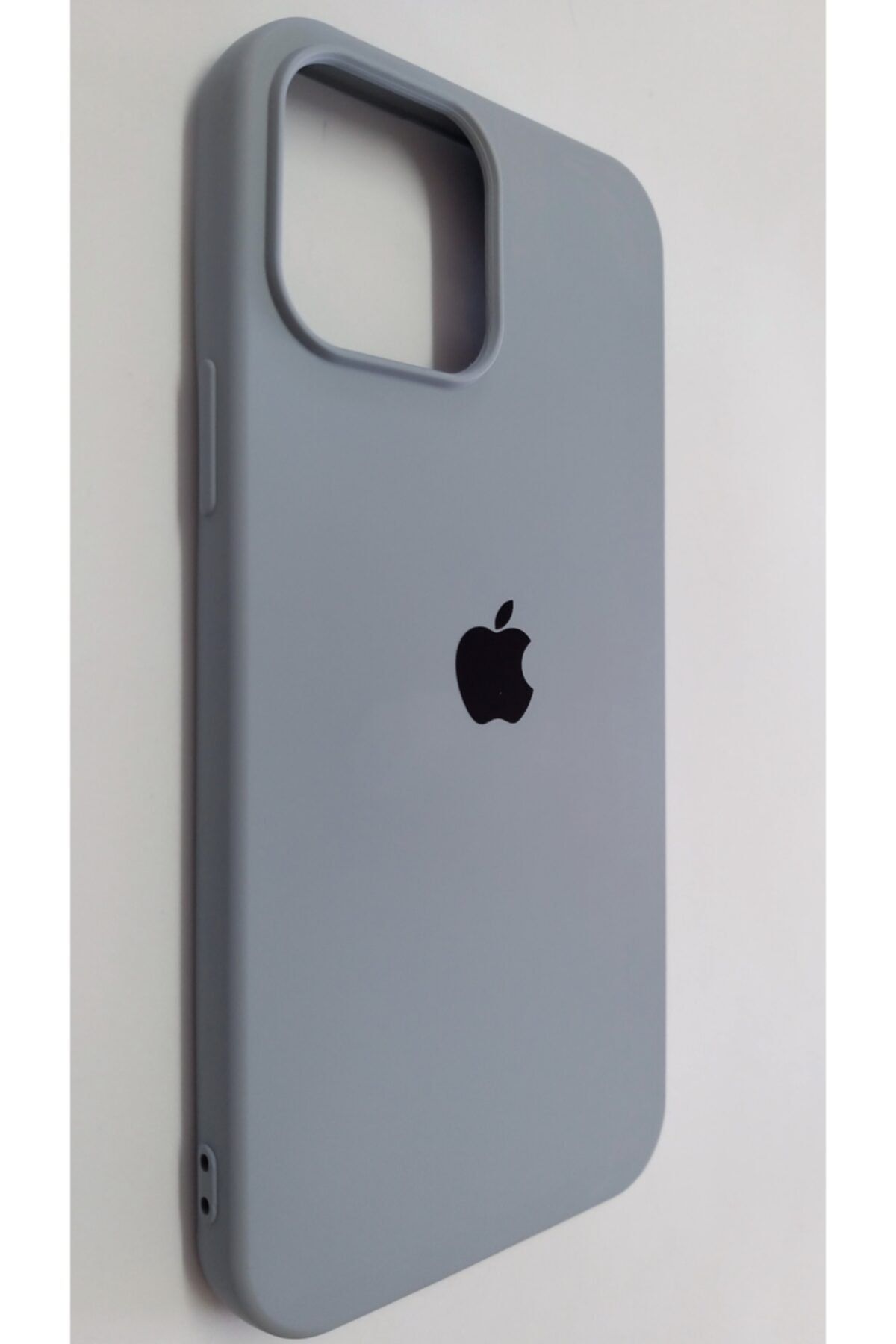 Broncover Iphone 13 Pro Max 6.7 Mist Blue Lansman Içi Kadife Silikon Logolu Kılıf BRON081