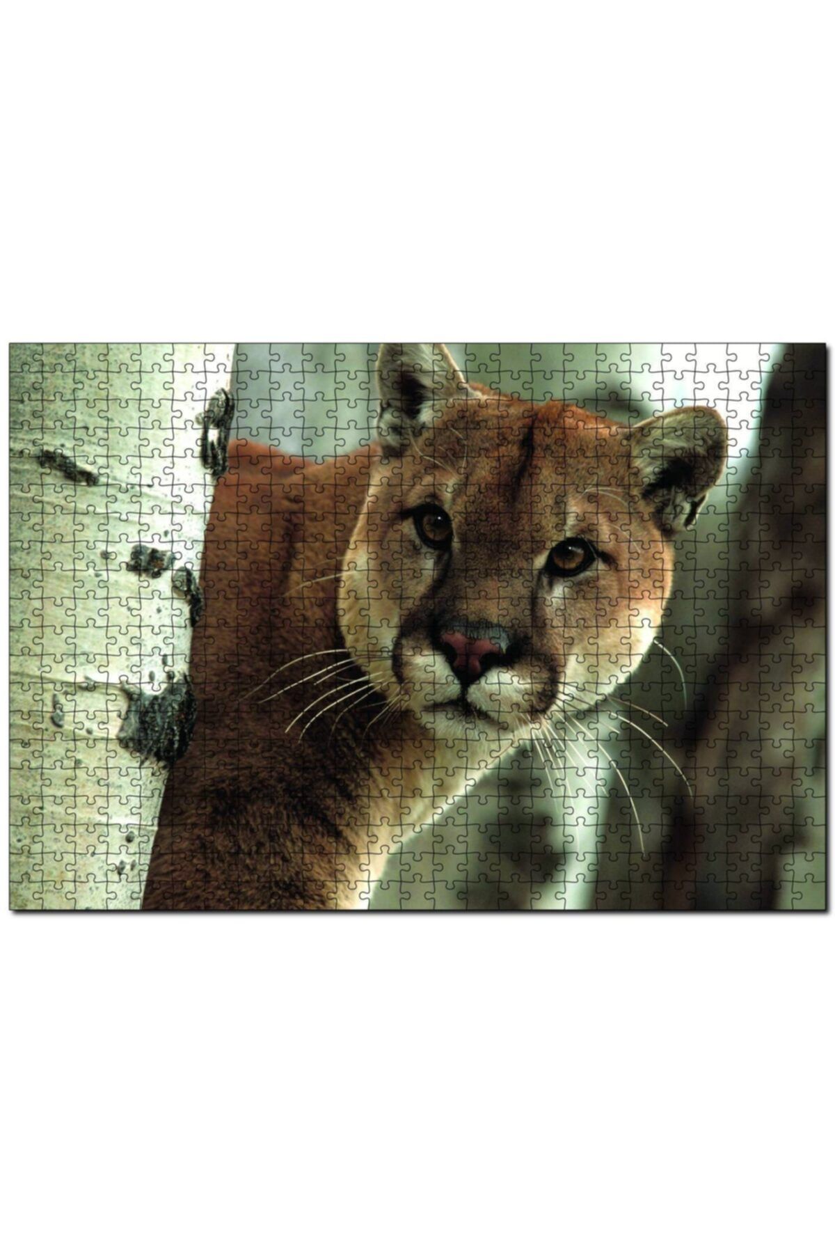 Cakapuzzle Doğadaki Puma 120 Parça Puzzle Yapboz Mdf (ahşap)