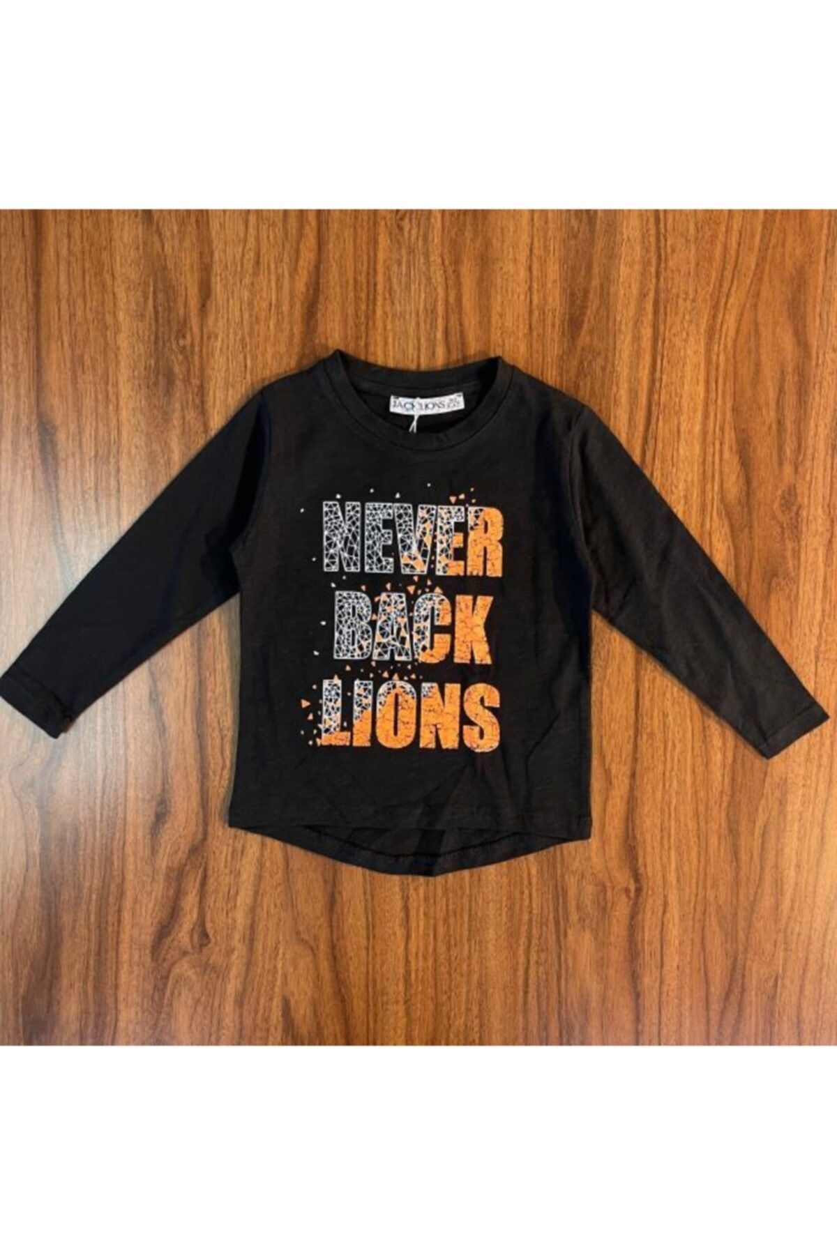 Jack Lions Erkek Bebek Siyah Sweatshirt
