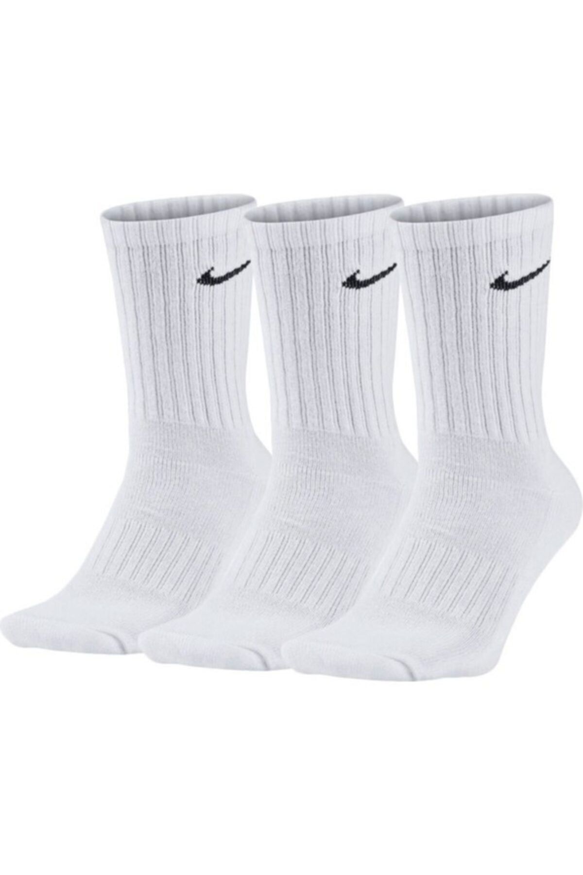 Nike Pamuklu Antrenman Çorabı- Beyaz