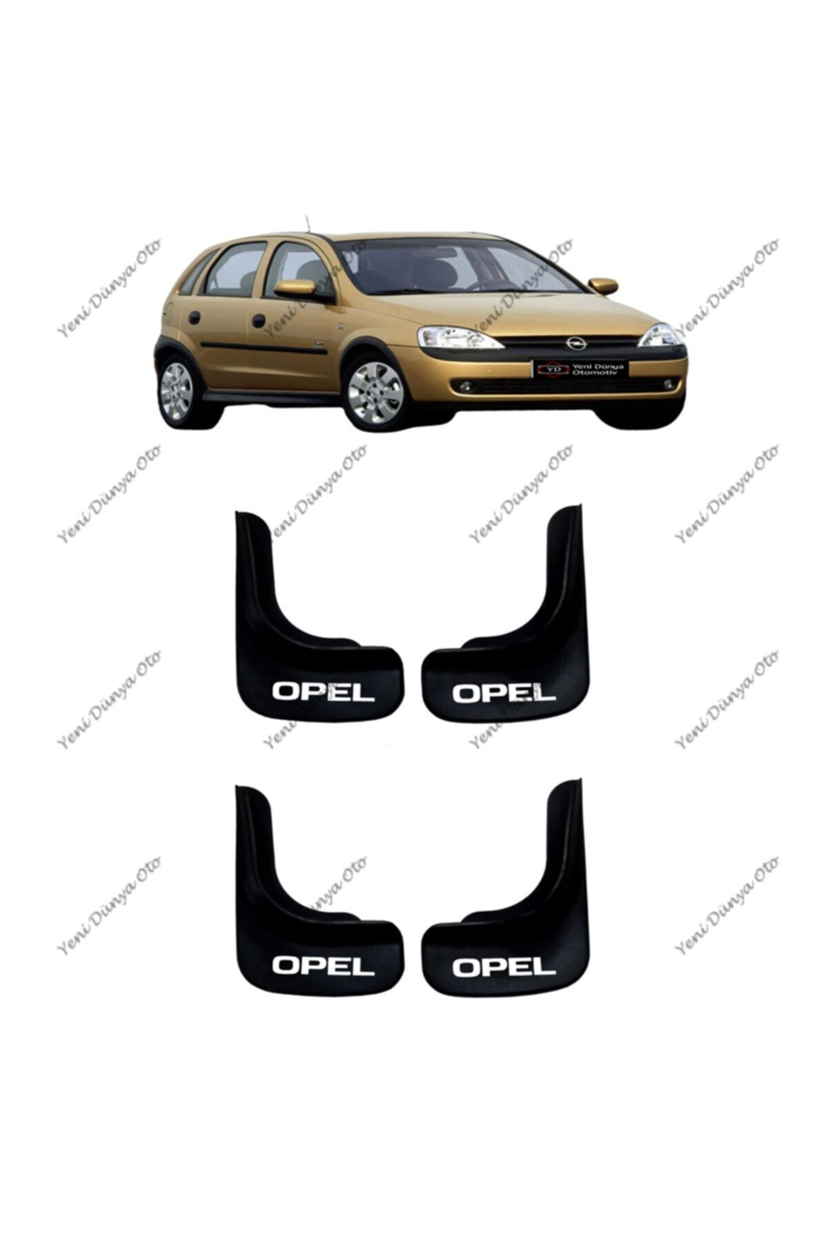 YeniDünyaOto Opel Corsa C 2000-2006 4lü Paçalık, Çamurluk, Tozluk Opl1ux008