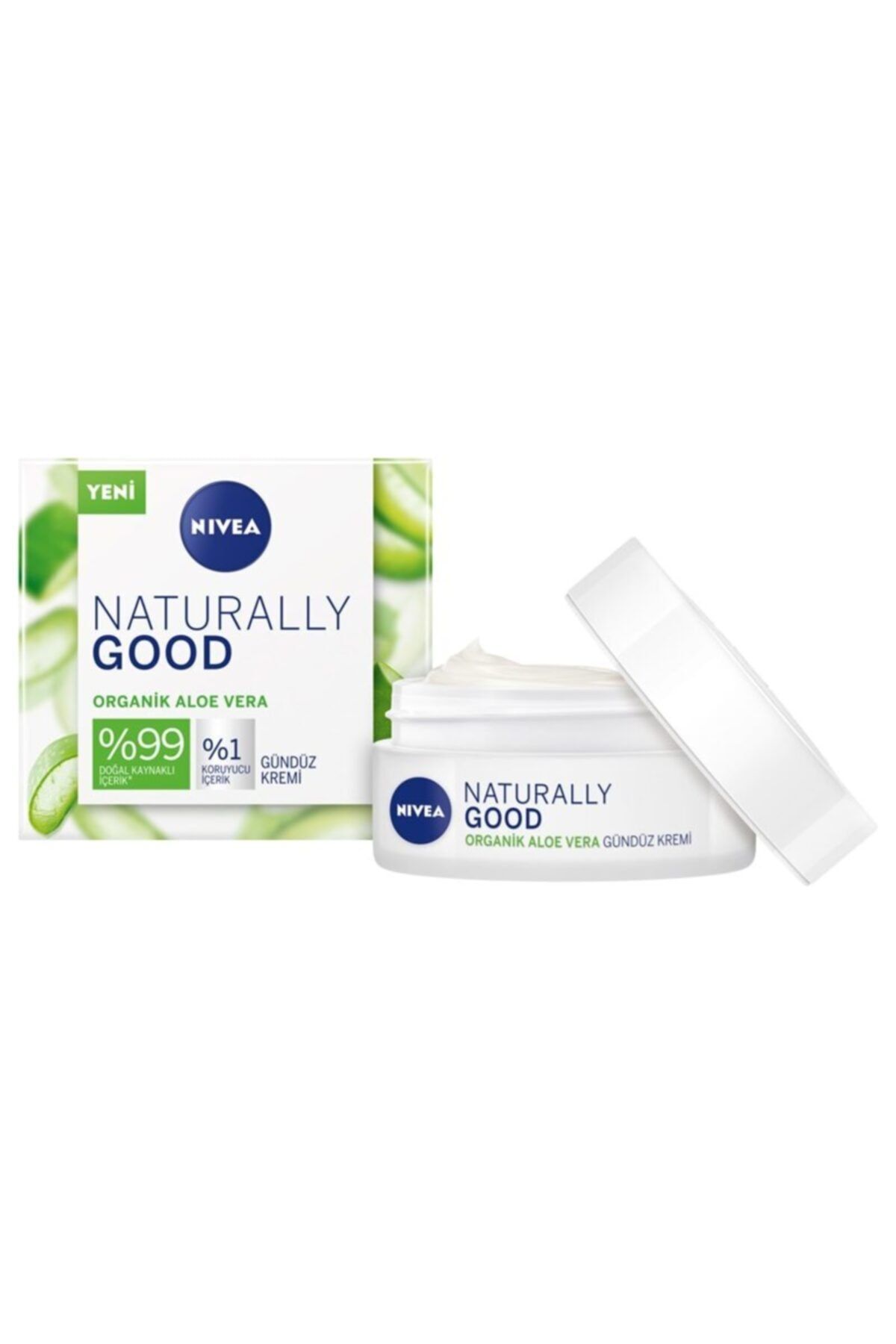 NIVEA Nıvea Naturally Good Organik Aloe Vera Gündüz Kremi 50 ml