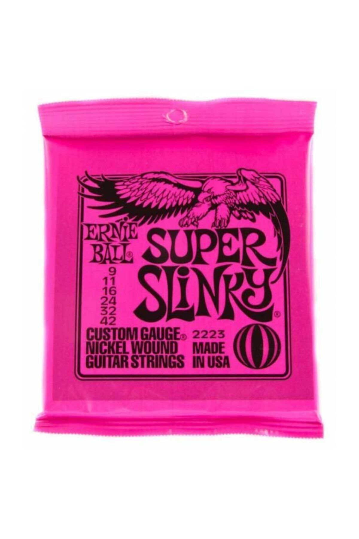 Ernie Ball 09-42 Super Slinky Elektro Gitar Teli P02223