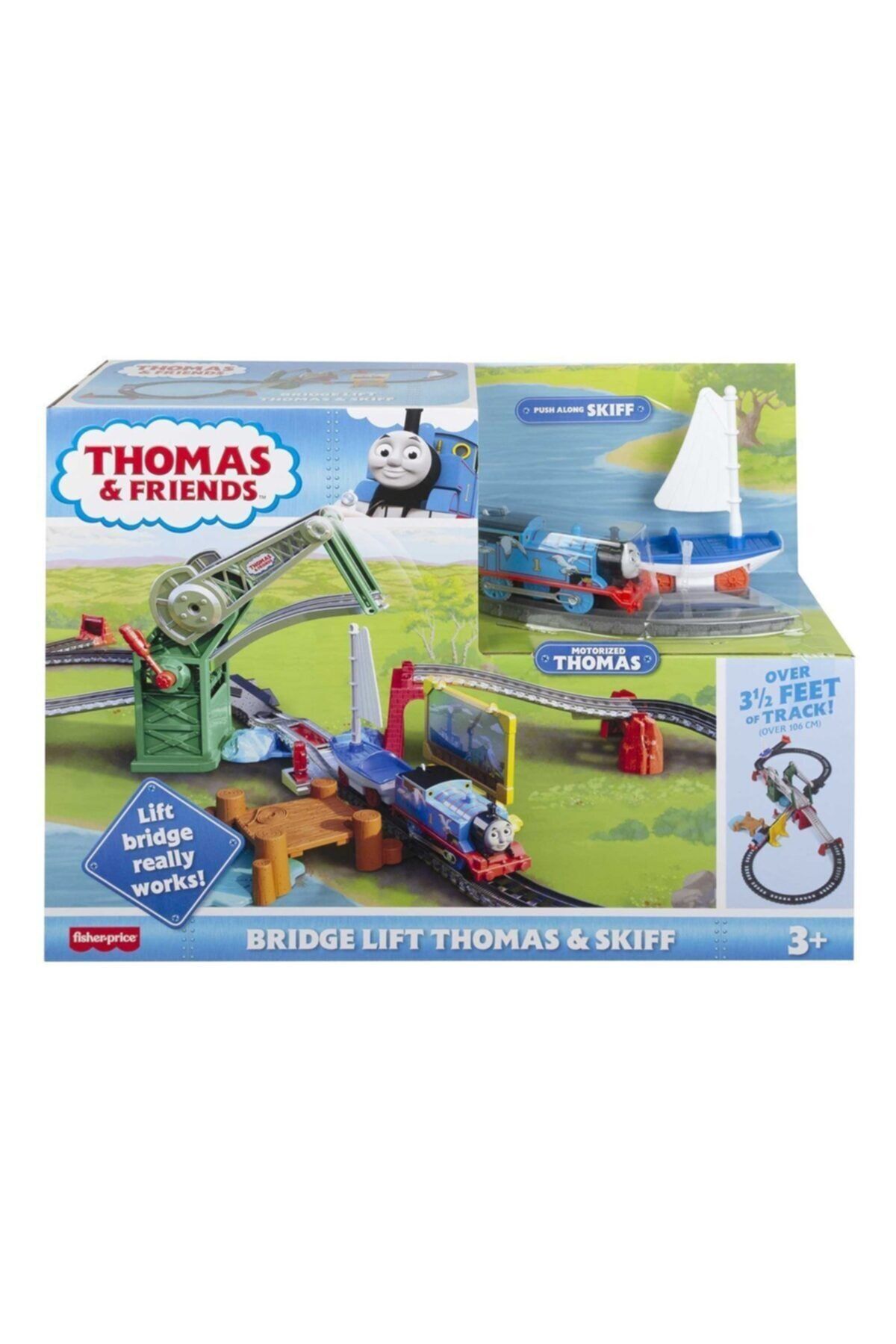Mattel Gwx09 Thomas Ve Arkadaşları™ Thomas Ve Skiff Açılır Köprü Macerası / Motorlu Trenli