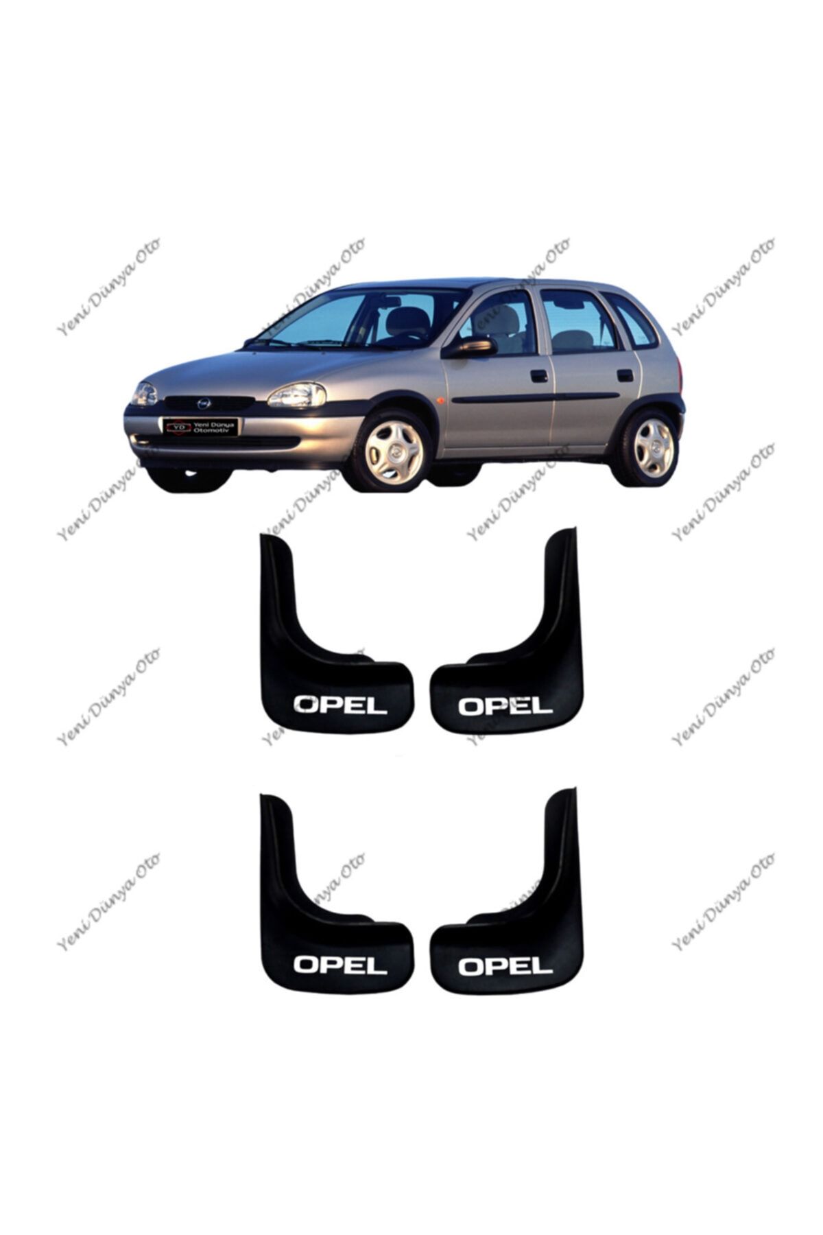 YeniDünyaOto Opel Corsa B 1993-2000 4lü Paçalık, Çamurluk, Tozluk Opl1ux007