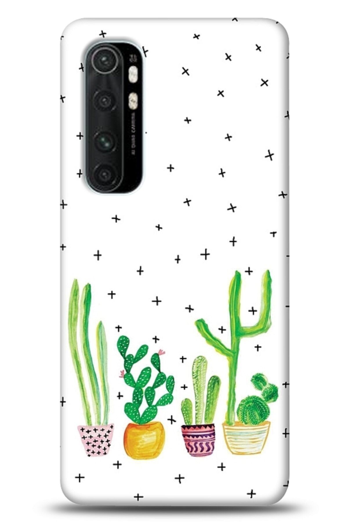 Mobilcadde Xiaomi Mi Note 10 Lite Plants Resimli Kılıf