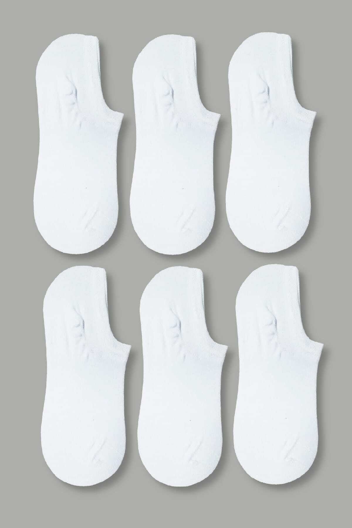 Genel Markalar Erkek Beyaz Bambu Görünmez Spor Ayakkabı Çorabı