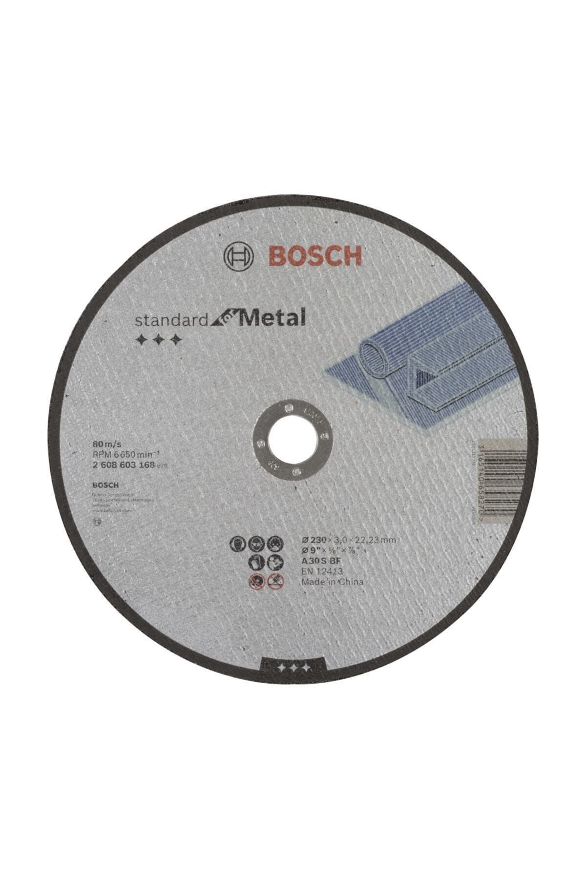 Bosch 230*3,0 Mm Standard For Metal Düz Aşındırıcı Disk