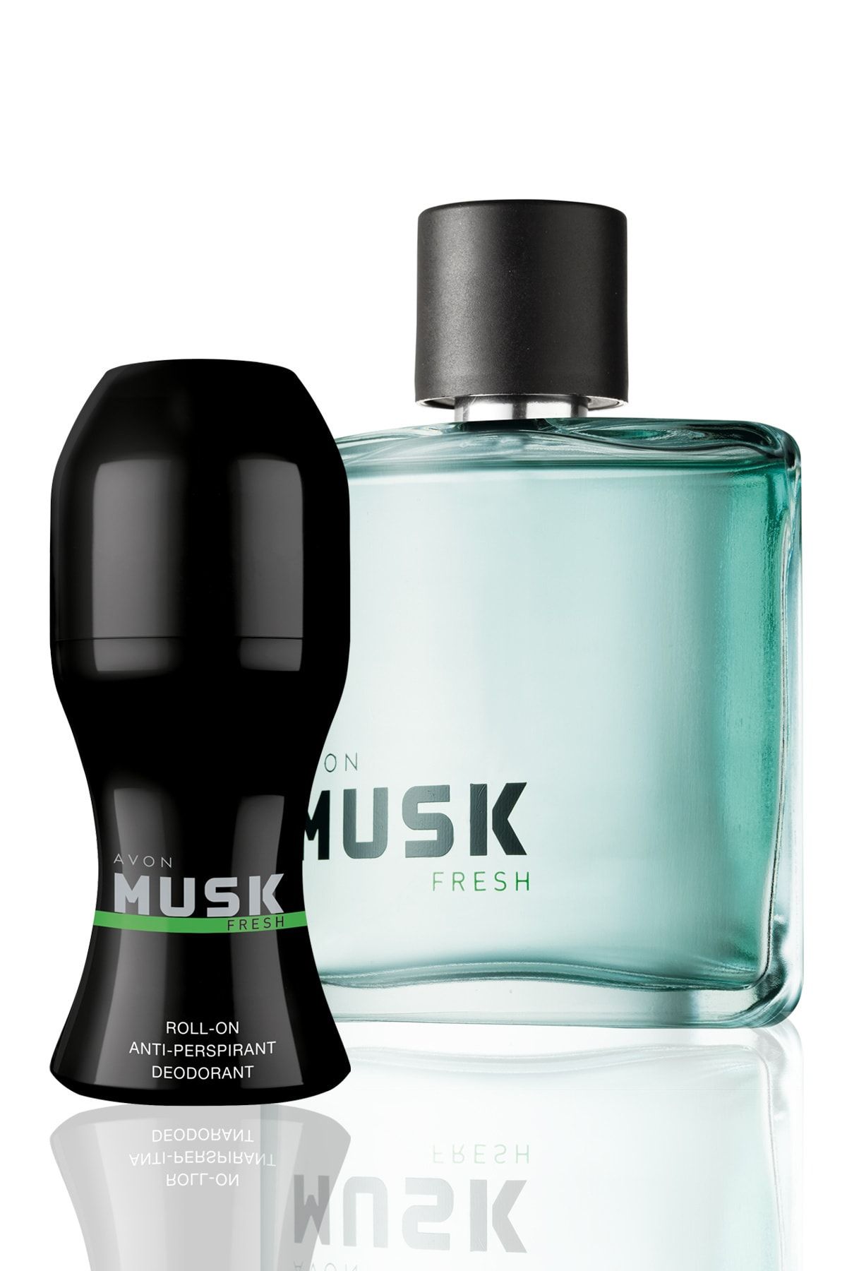 Avon Musk Fresh Erkek 75ml EDT + Roll-On Deodorantlı Parfüm Seti