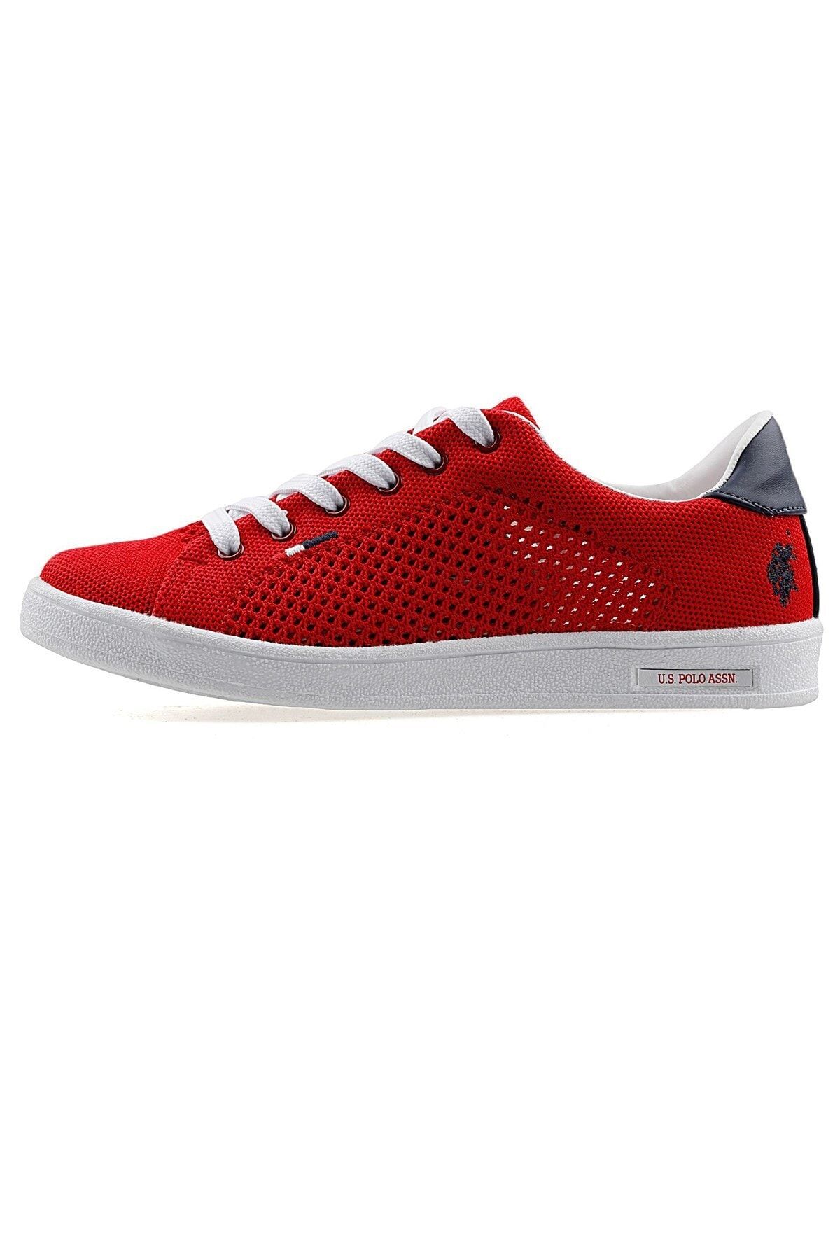 U.S. Polo Assn. FRANCO KNITTING Kırmızı Kadın Sneaker Ayakkabı 100311378