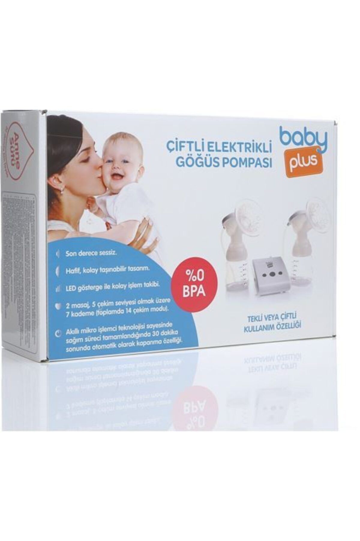 Baby Plus Çiftli Elektrikli Göğüs Pompası