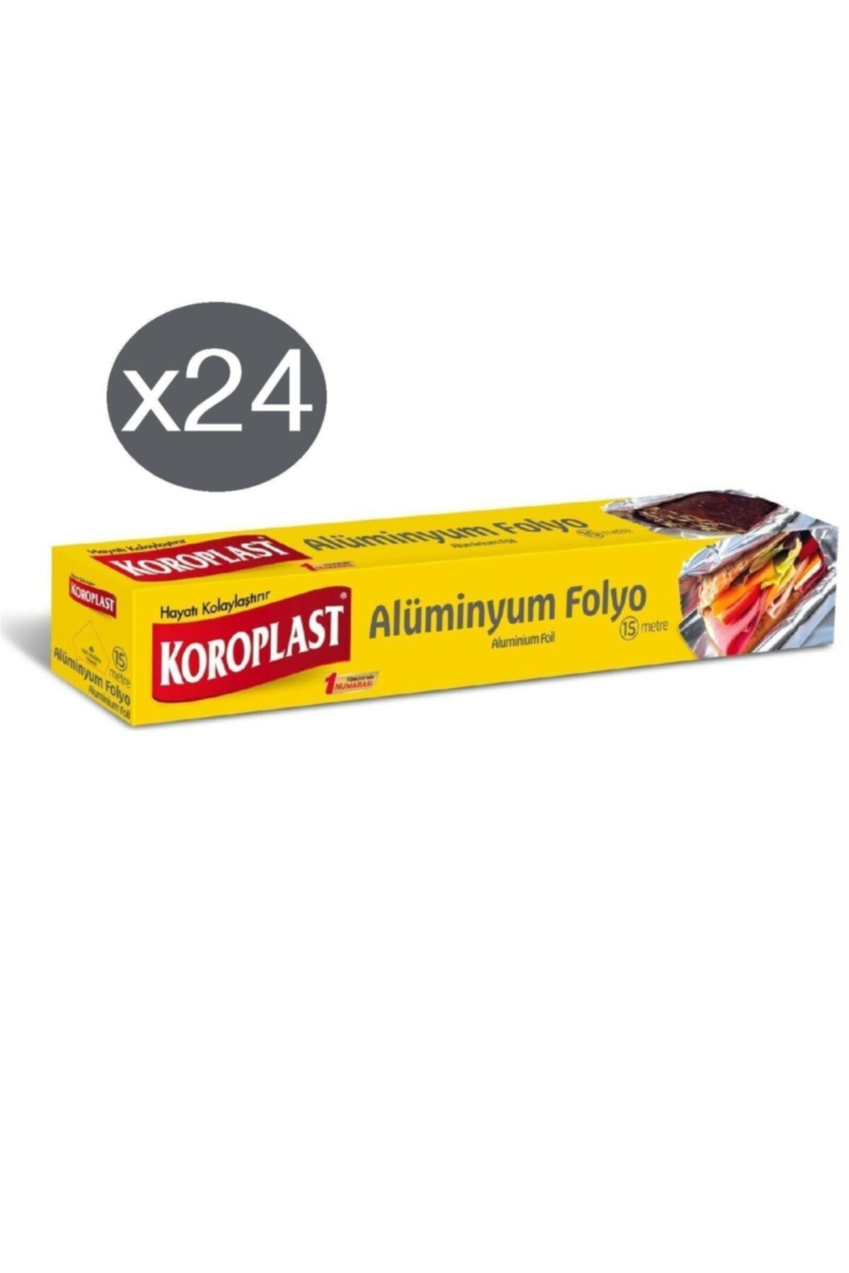 Koroplast Alüminyum Folyo 15 Metre X 24 Paket (30cm*15m)