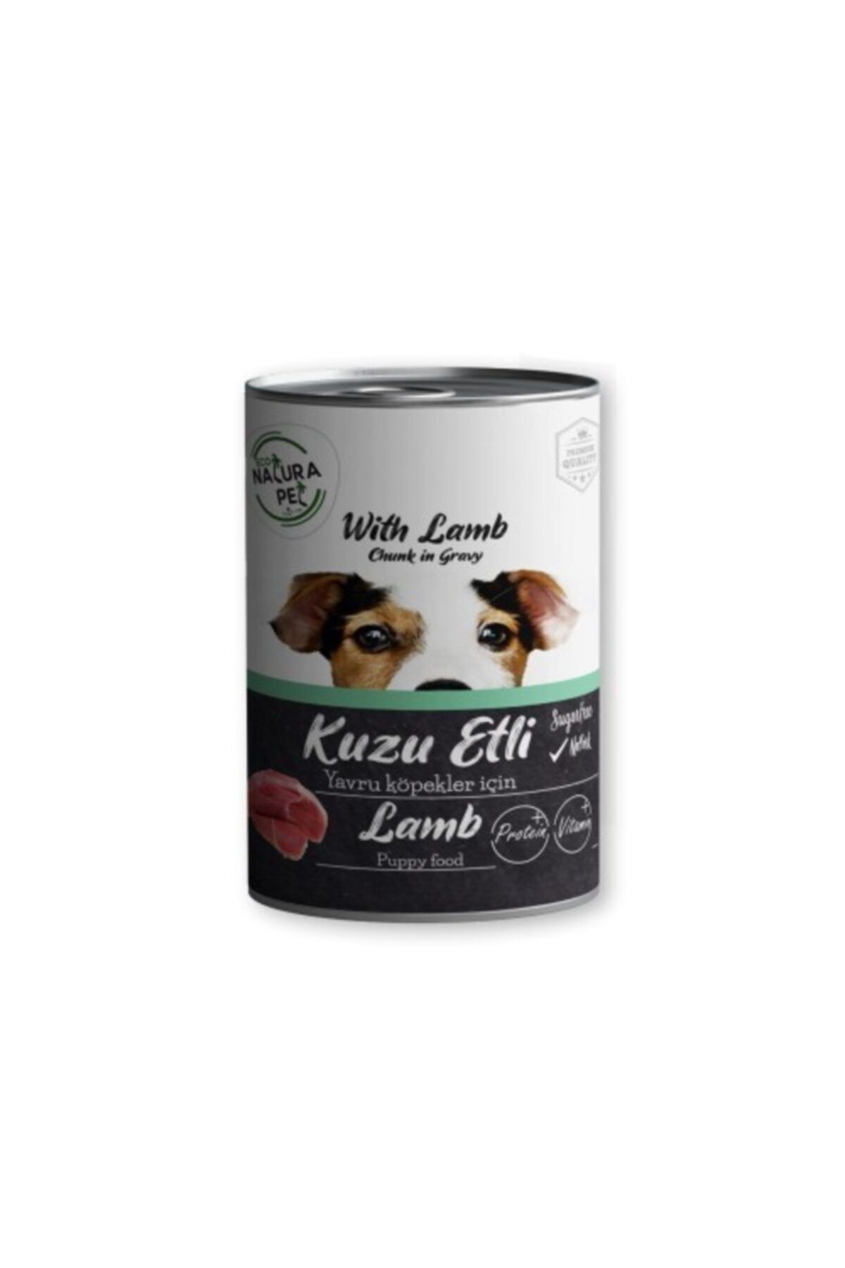 Natura Eco Pet Kuzu Etli Yavru Konserve Köpek Maması 400 Gr.