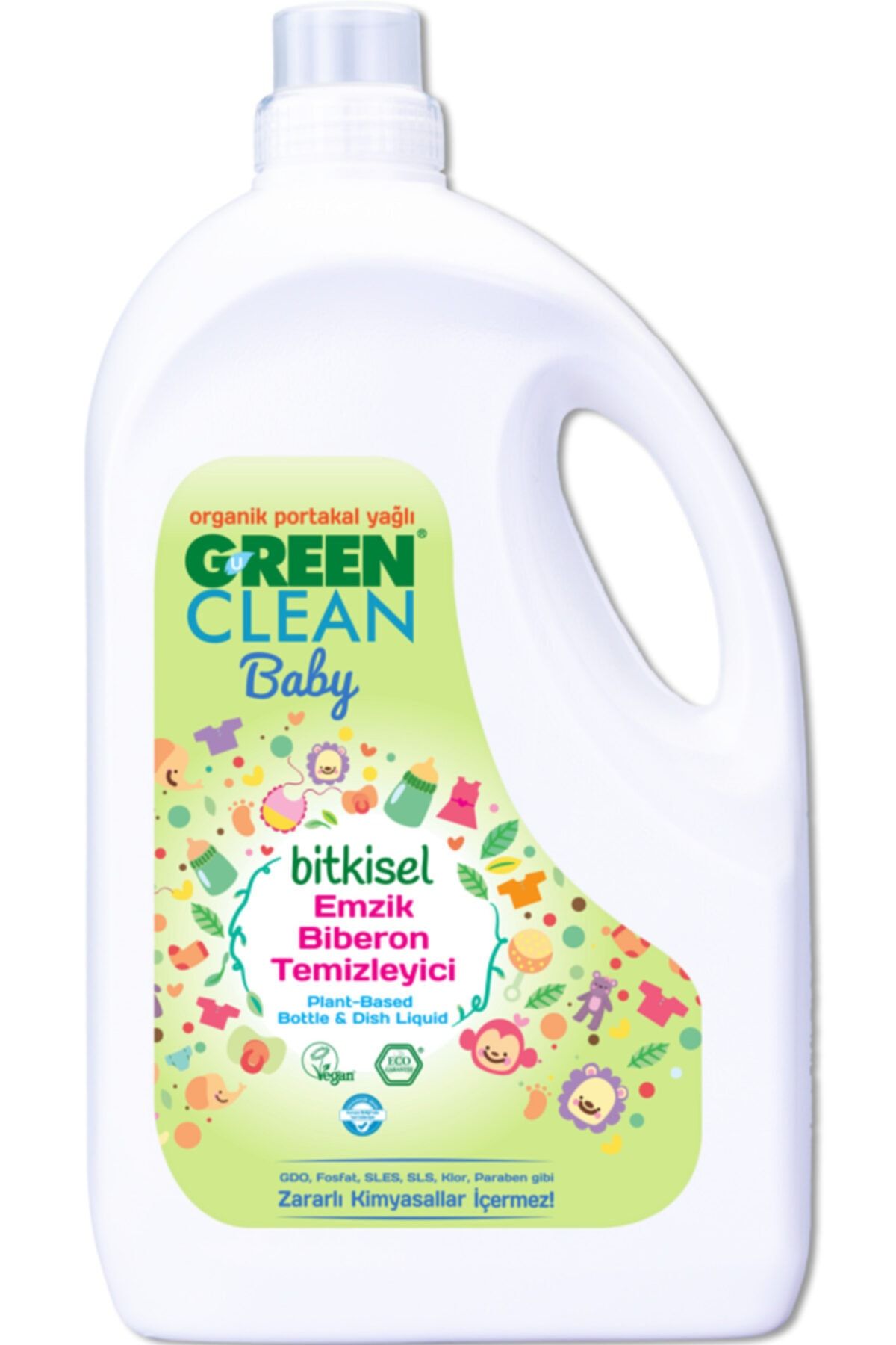 Green Clean Baby Bitkisel Emzik Biberon Temizleyiciorganik Portakal Yağlı2750 ml
