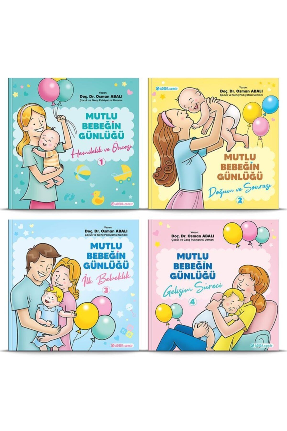 Adeda Yayınları Mutlu Bebeğin Günlüğü 4 Kitaplı Set