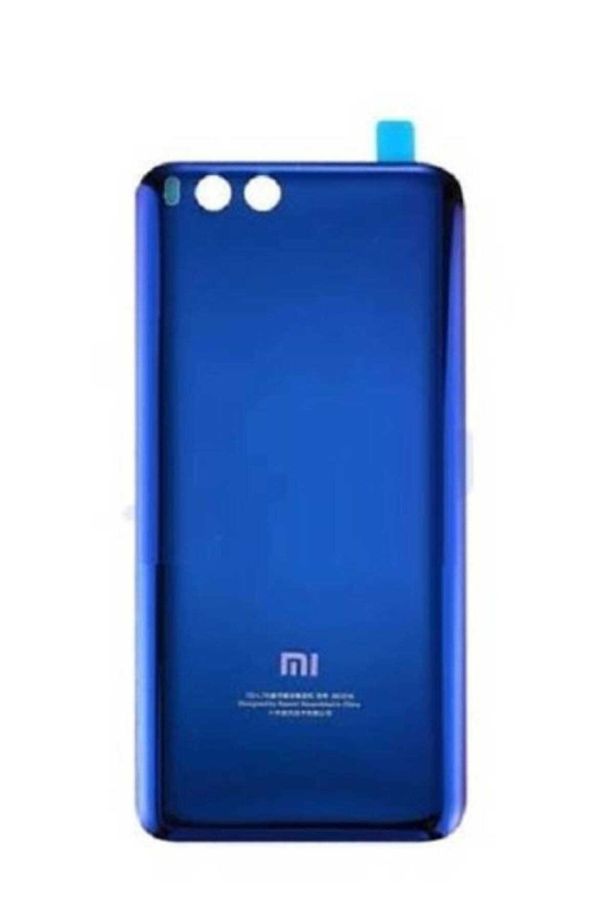 Genel Markalar Xiaomi Mi 6 Arka Kapak Batarya Pil Kapağı Cam Mavi