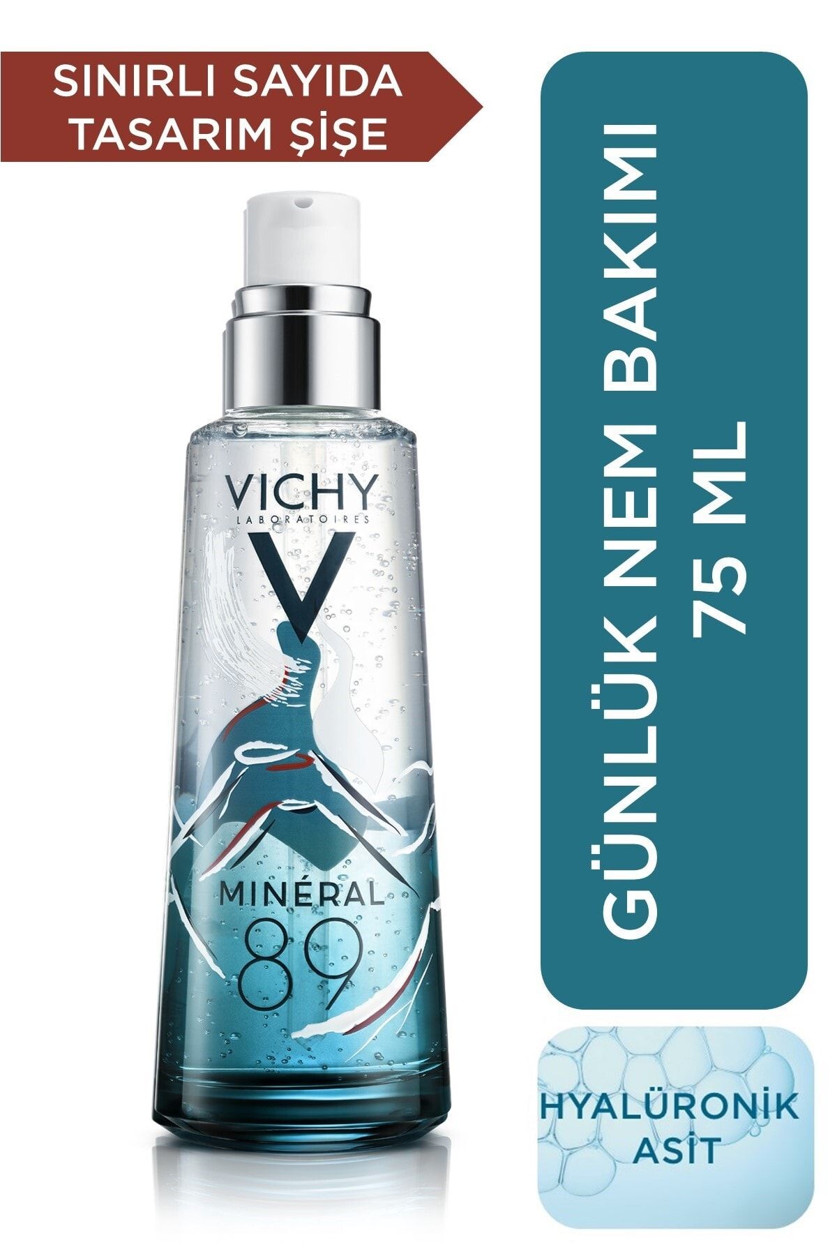 Vichy Mineral 89 Hyalüronik Asit İçeren Nemlendirici ve Güçlendirici Serum 75 ml 3337875742993