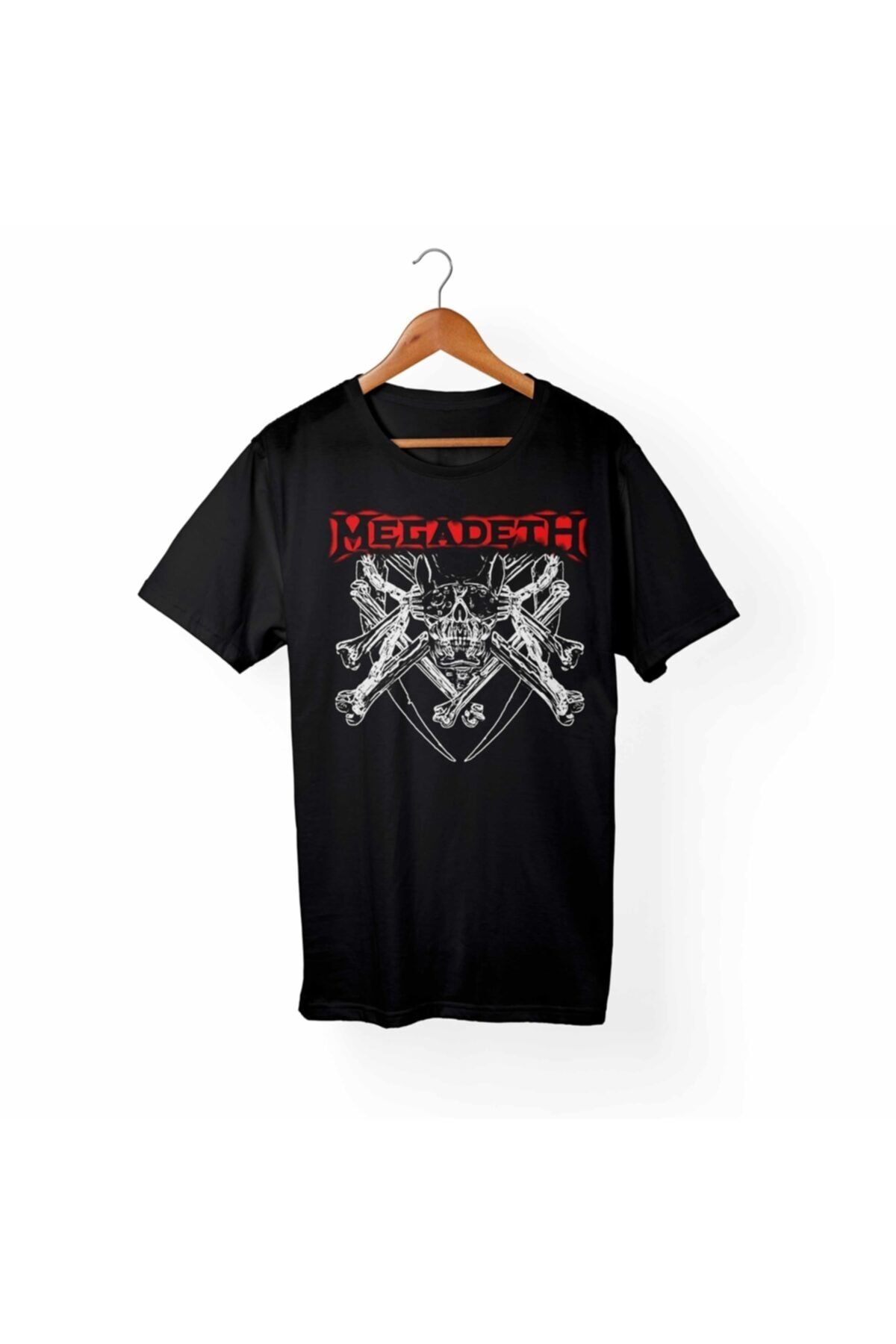 Alfa Tshirt Unisex Siyah Megadeth Tişört